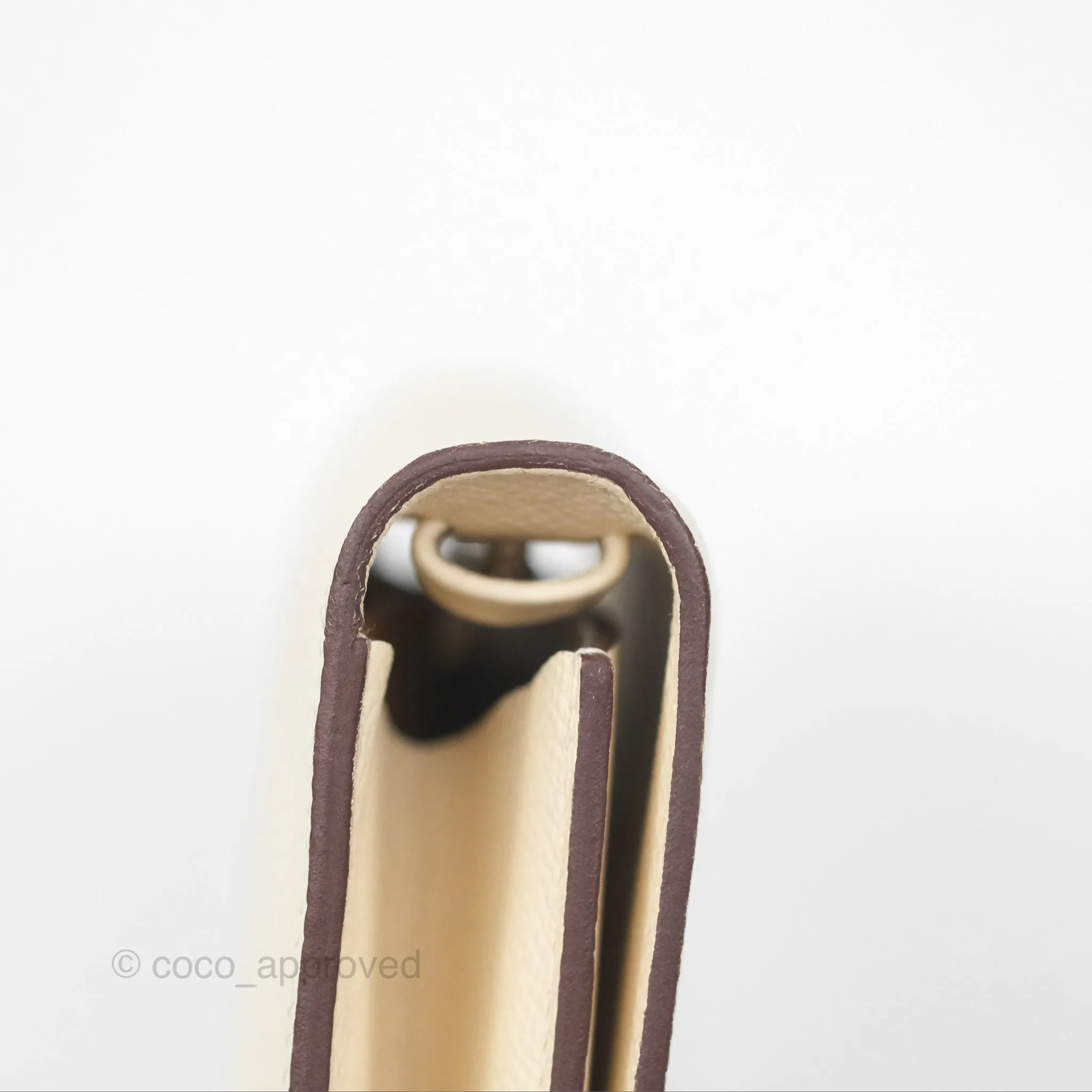 Hermes Epsom Clic 16 Wallet Nata I2 / Biscuit 48 Palladium Hardware