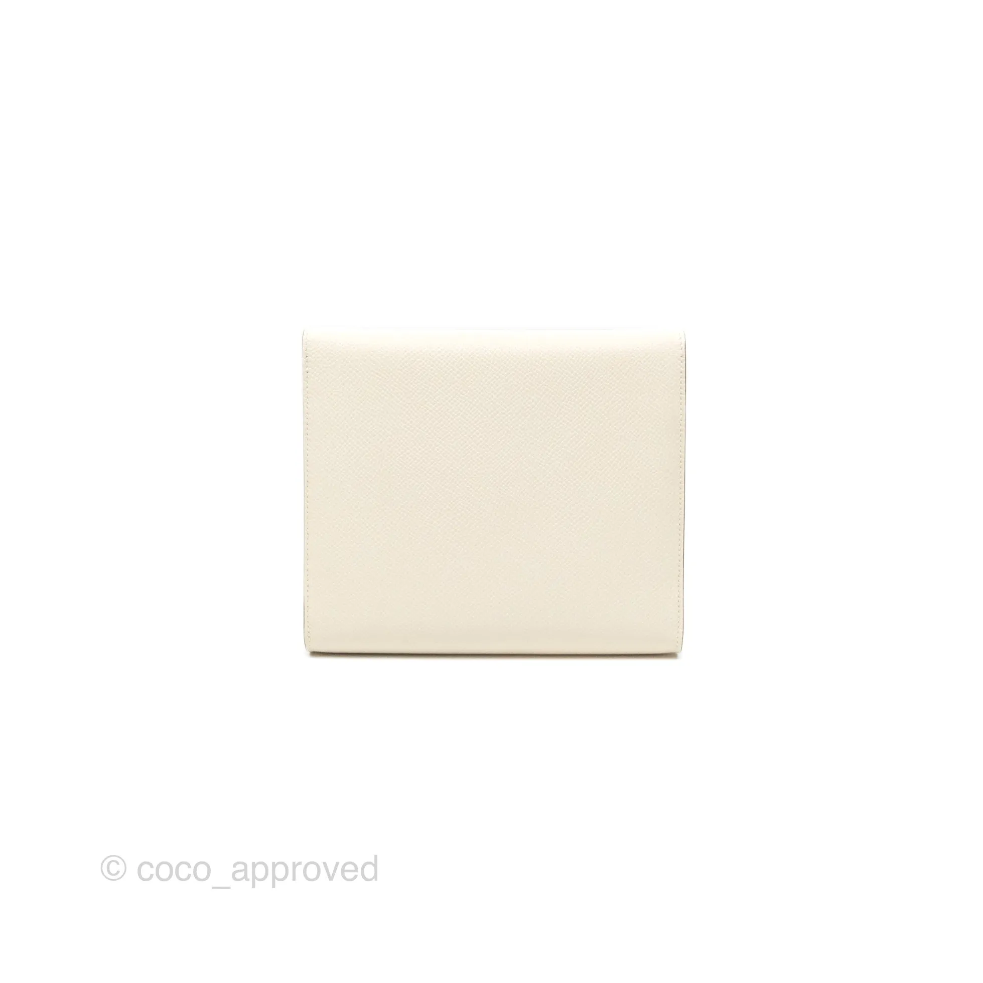 Hermes Epsom Clic 16 Wallet Nata I2 / Biscuit 48 Palladium Hardware