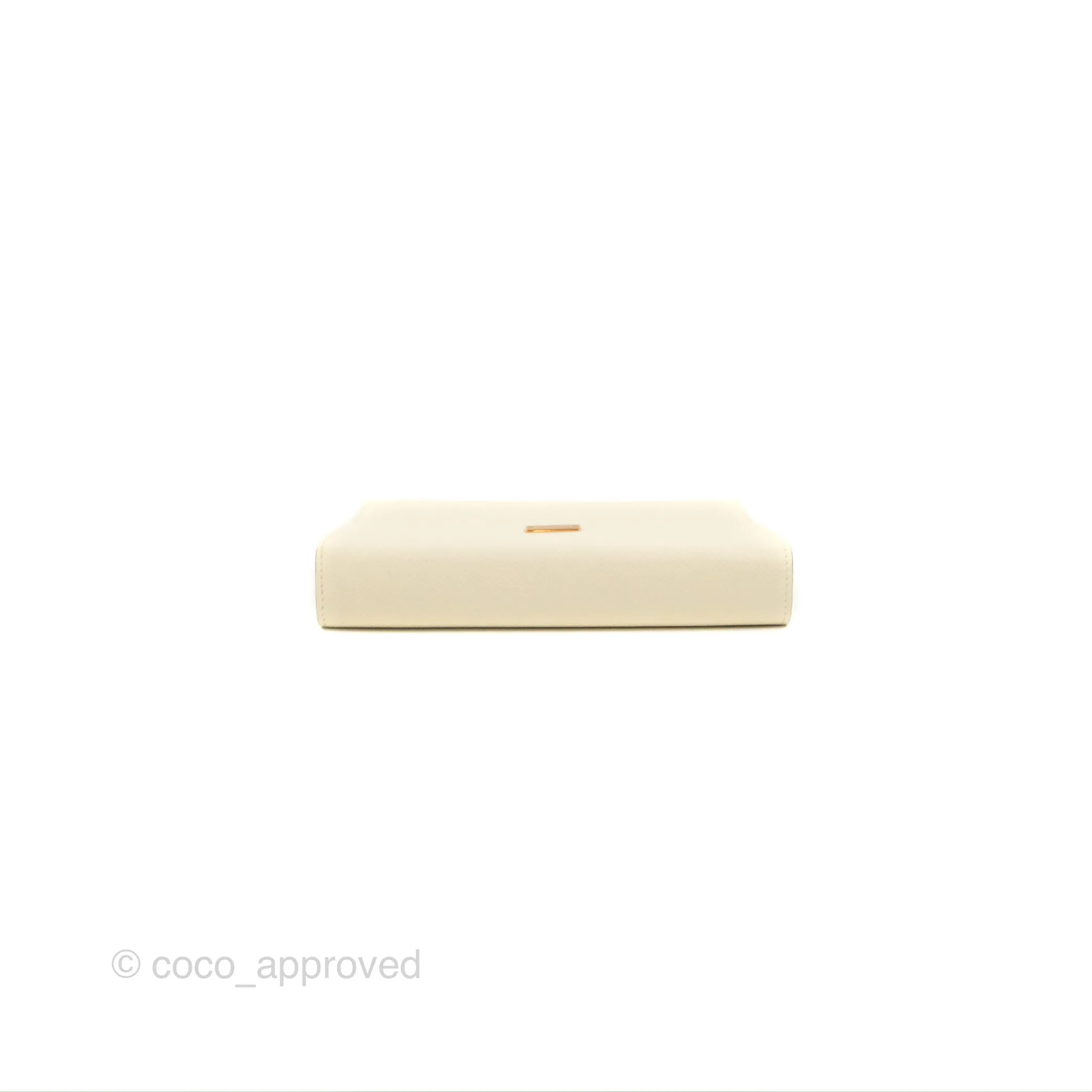 Hermes Epsom Clic 16 Wallet Nata Rose Gold Hardware
