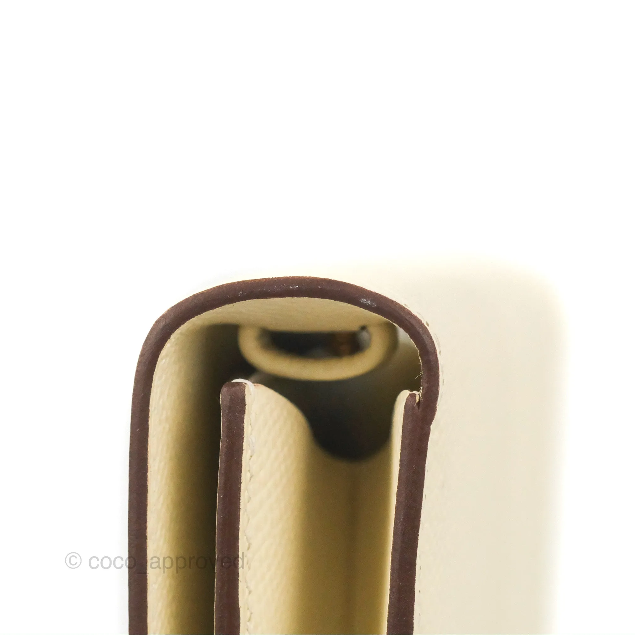 Hermes Epsom Clic 16 Wallet Nata Rose Gold Hardware