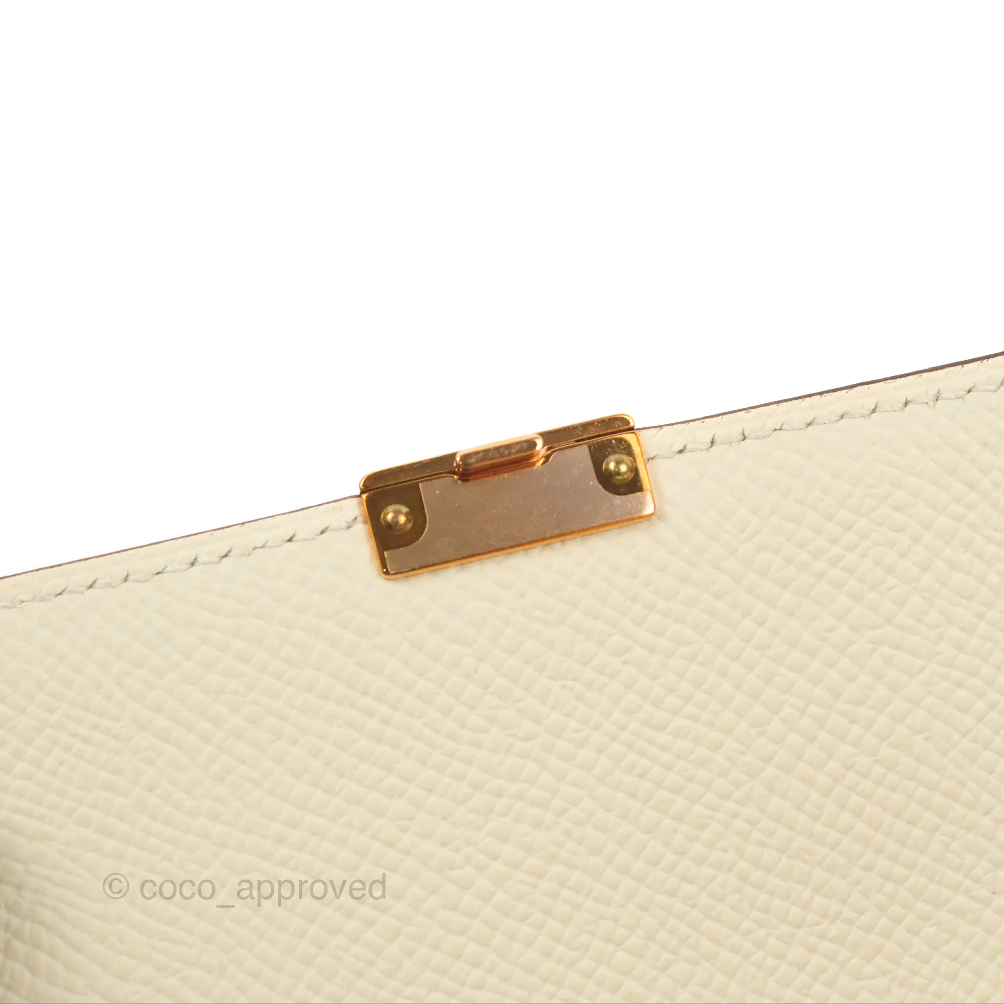 Hermes Epsom Clic 16 Wallet Nata Rose Gold Hardware
