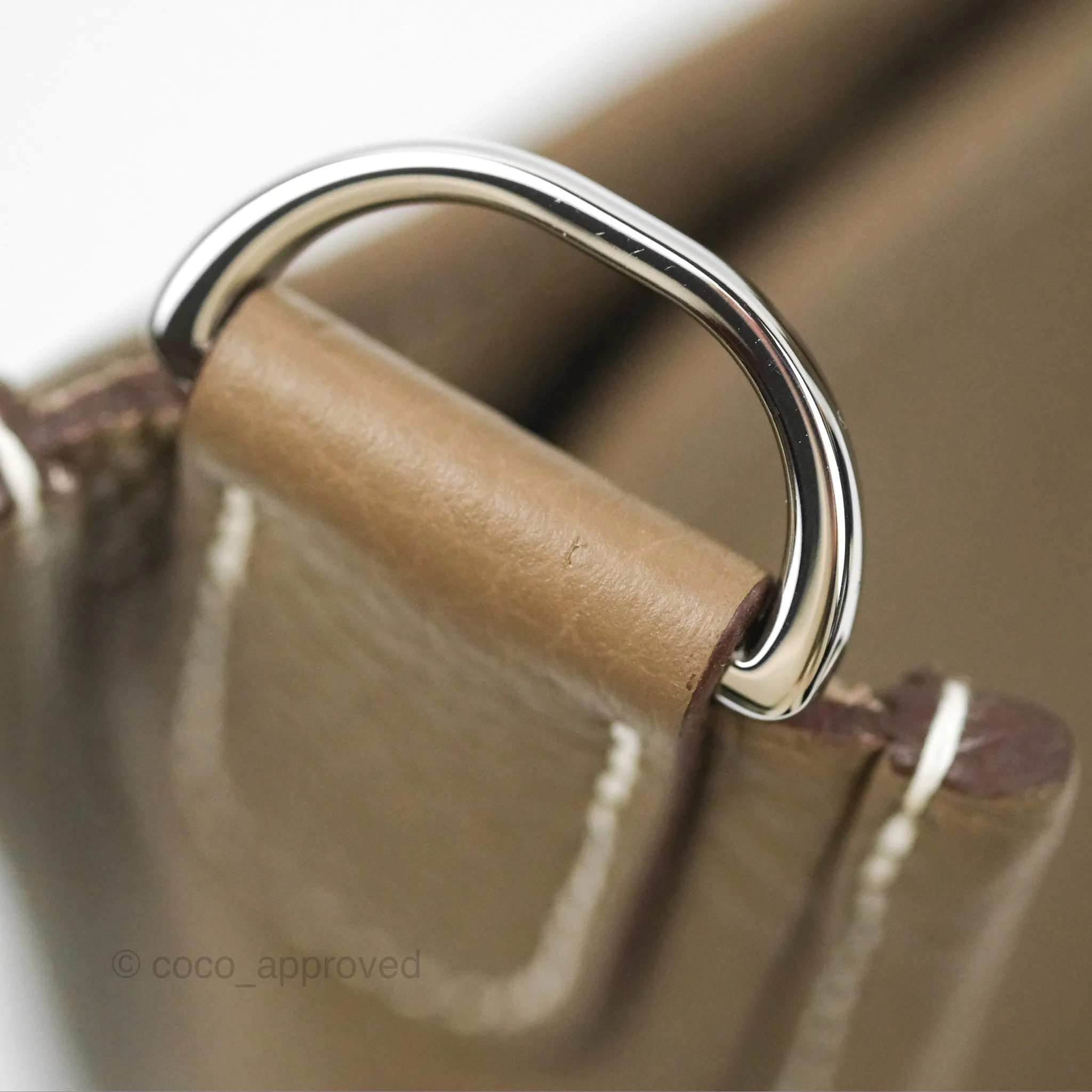 Hermes Evelyne III 29 Etoupe 18 Clemence Palladium Hardware