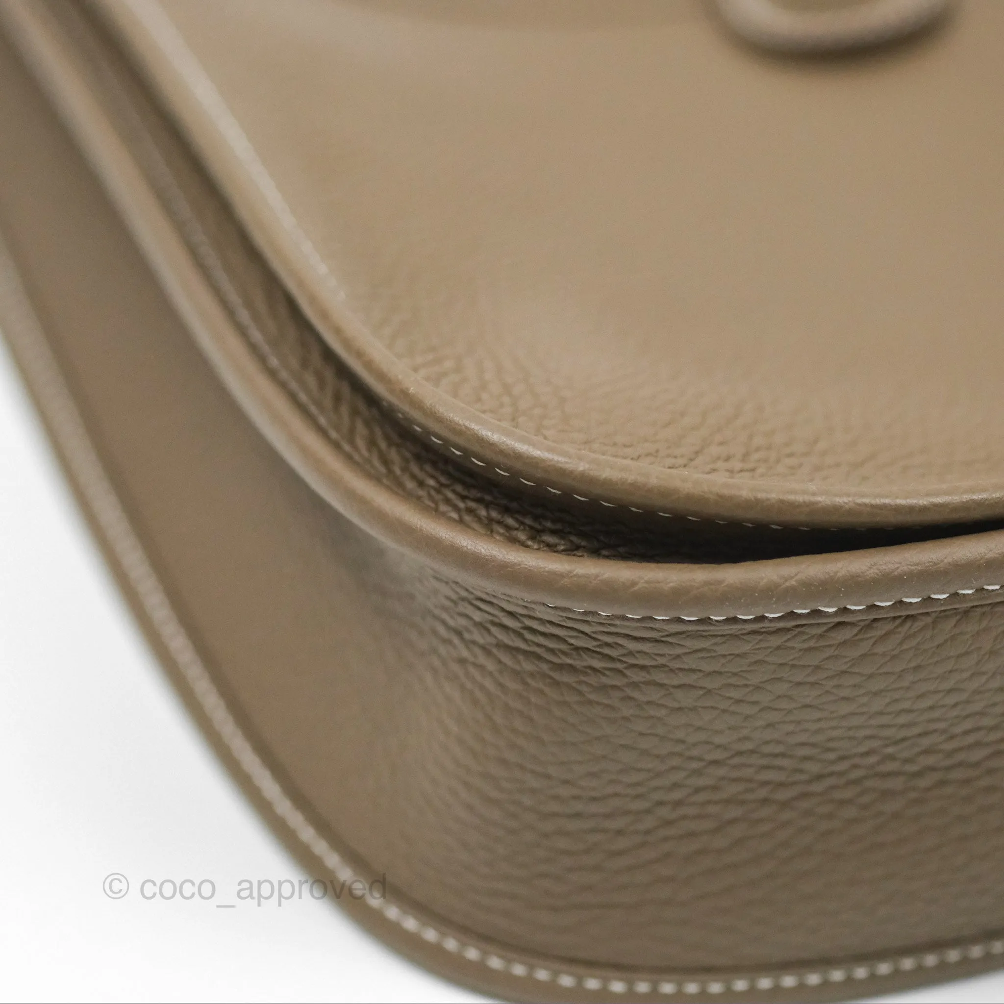 Hermes Evelyne III 29 Etoupe 18 Clemence Palladium Hardware