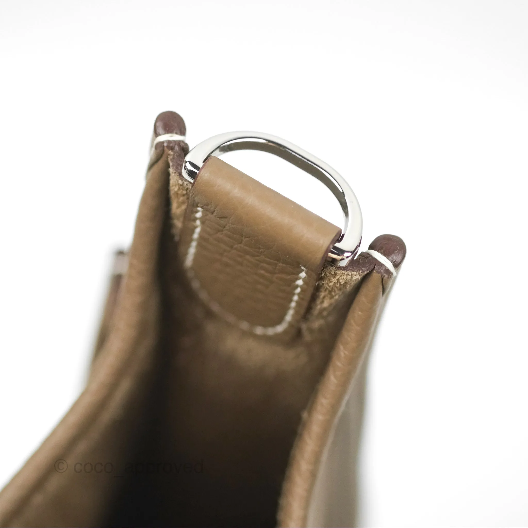Hermes Evelyne III 29 Etoupe 18 Clemence Palladium Hardware