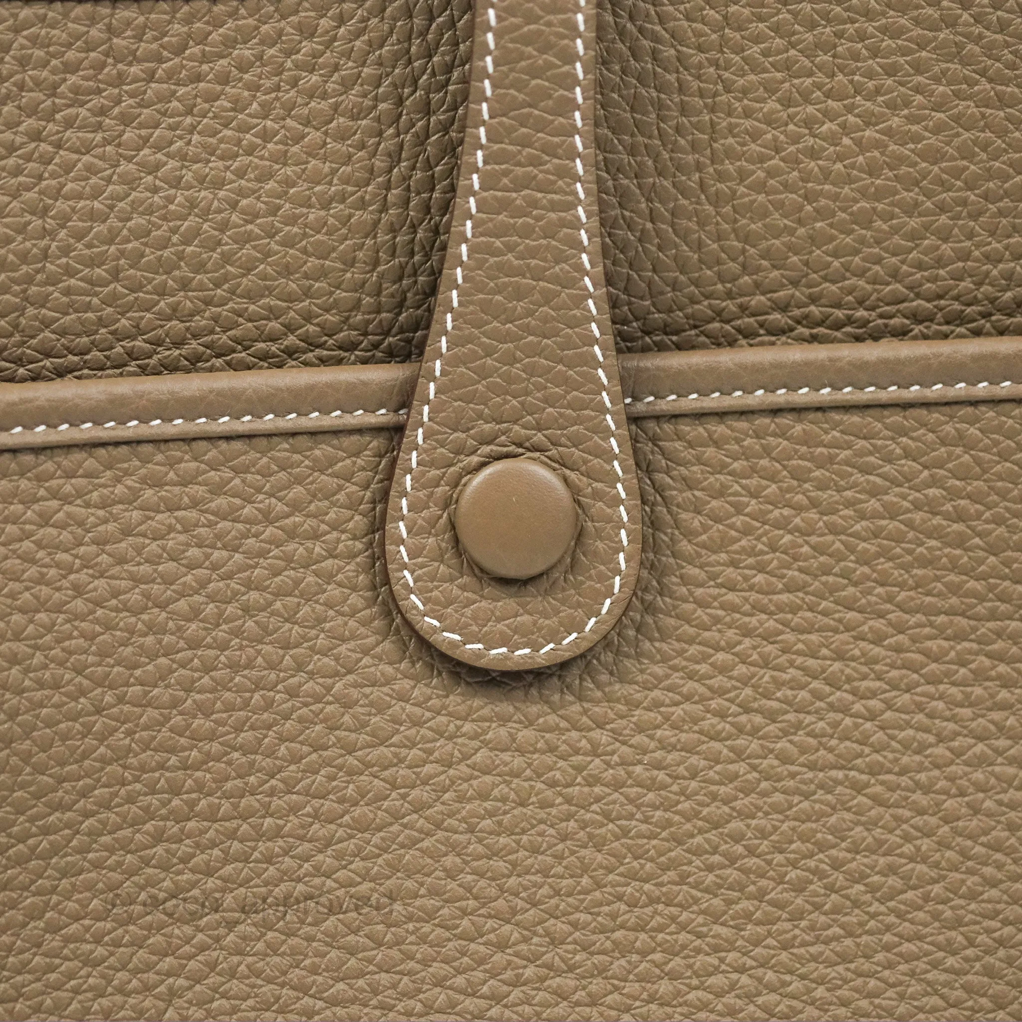 Hermes Evelyne III 29 Etoupe 18 Clemence Palladium Hardware