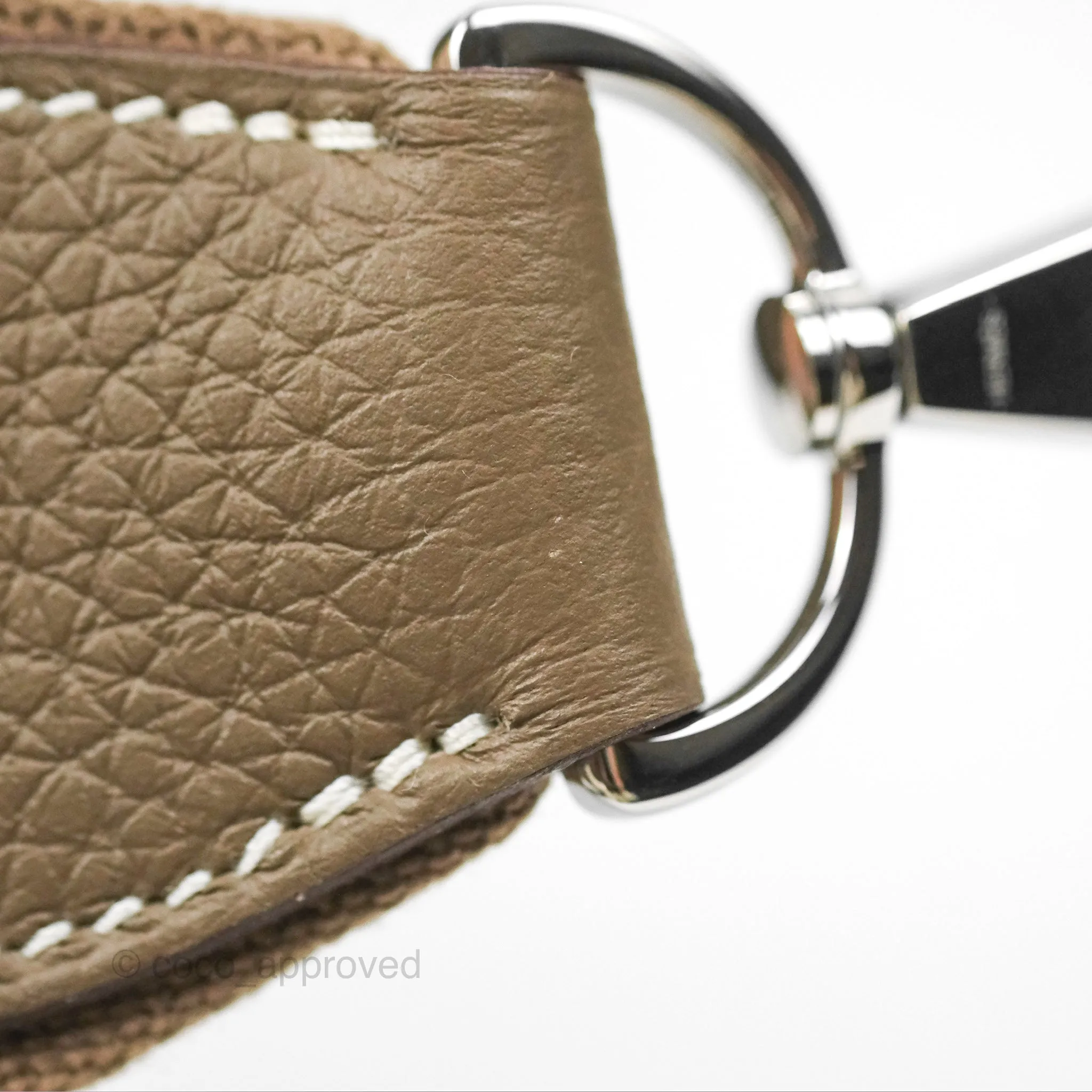 Hermes Evelyne III 29 Etoupe 18 Clemence Palladium Hardware