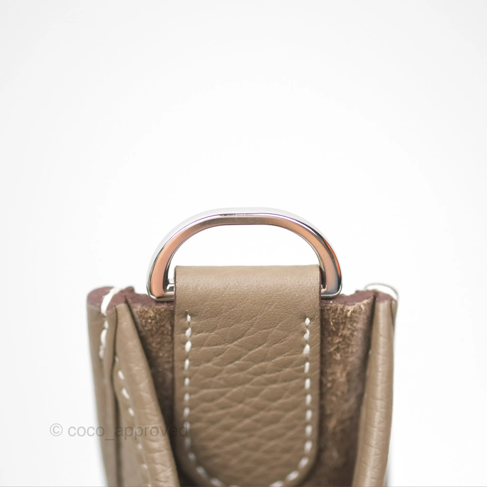 Hermes Evelyne III 29 Etoupe 18 Taurillon Clemence Palladium Hardware