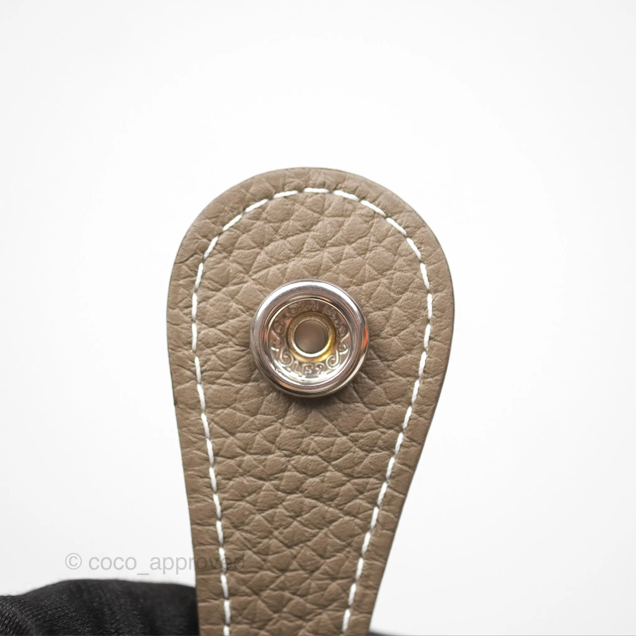 Hermes Evelyne III 29 Etoupe 18 Taurillon Clemence Palladium Hardware