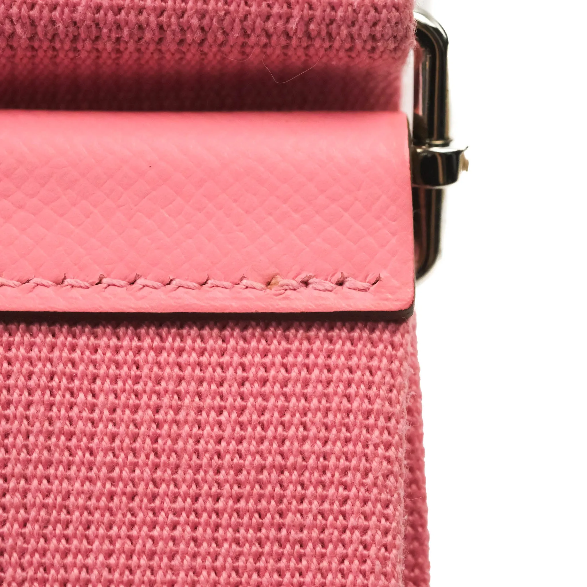 Hermes Evelyne Poche III 29 Veau Epsom 10 Rose Confetti Palladium Hardware