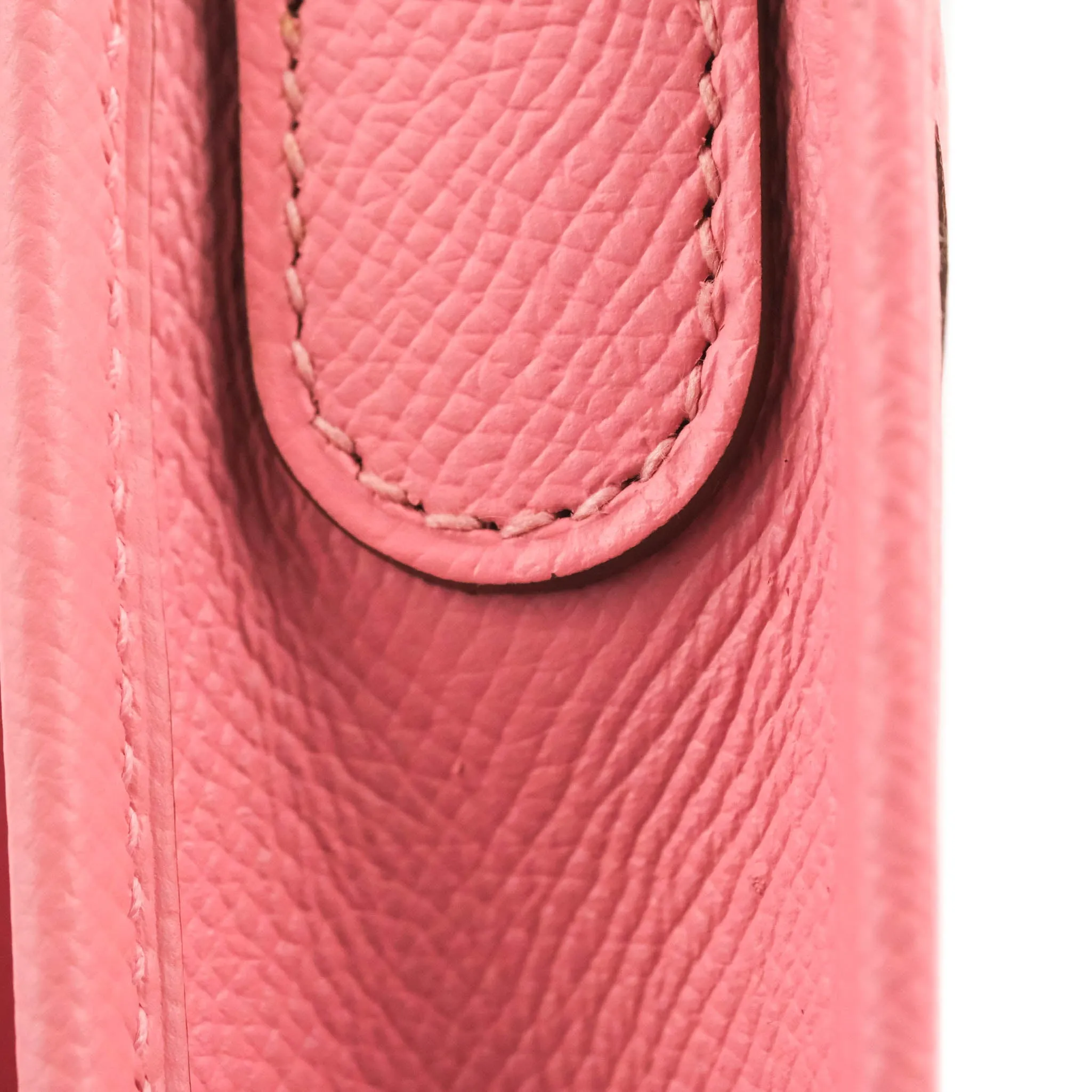 Hermes Evelyne Poche III 29 Veau Epsom 10 Rose Confetti Palladium Hardware