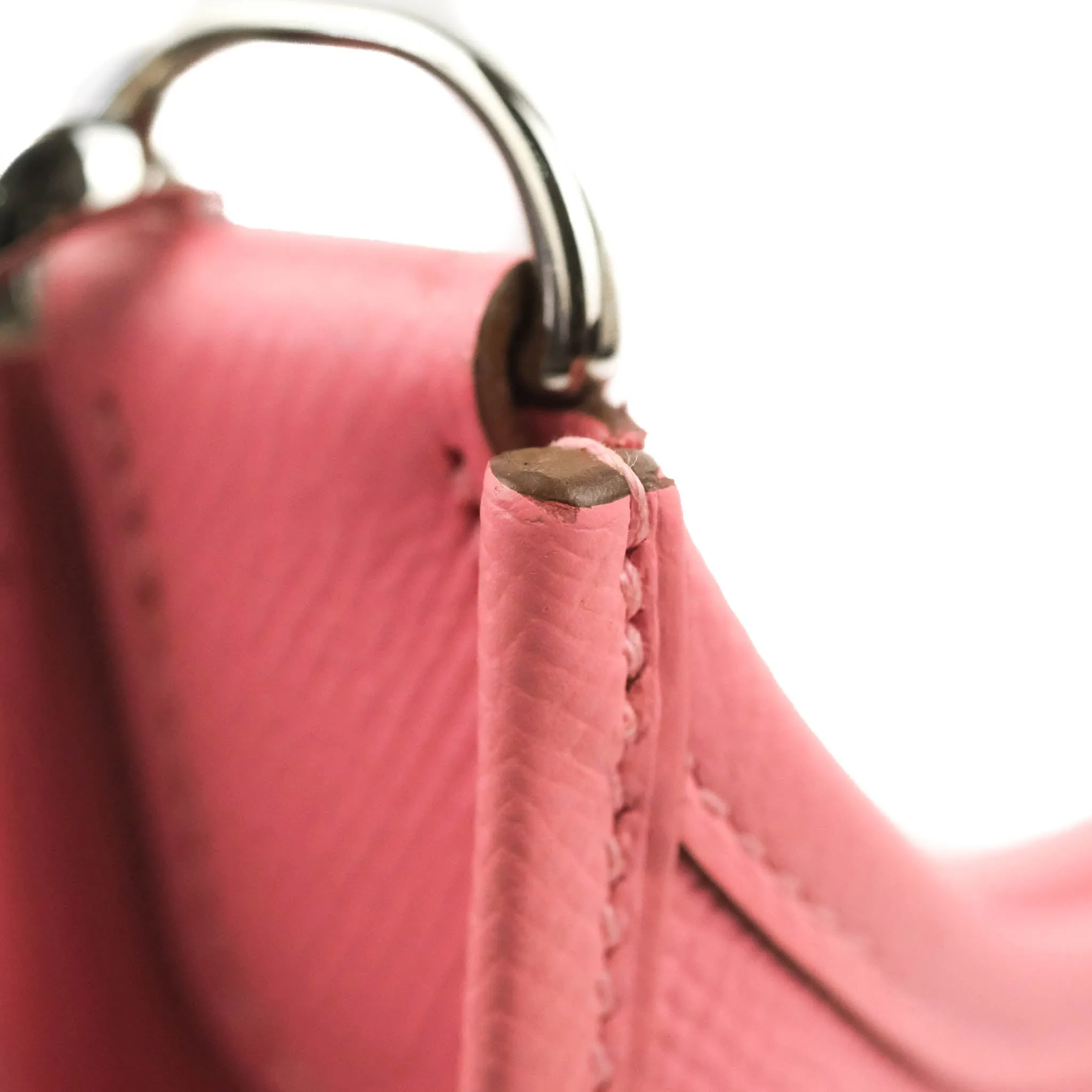 Hermes Evelyne Poche III 29 Veau Epsom 10 Rose Confetti Palladium Hardware