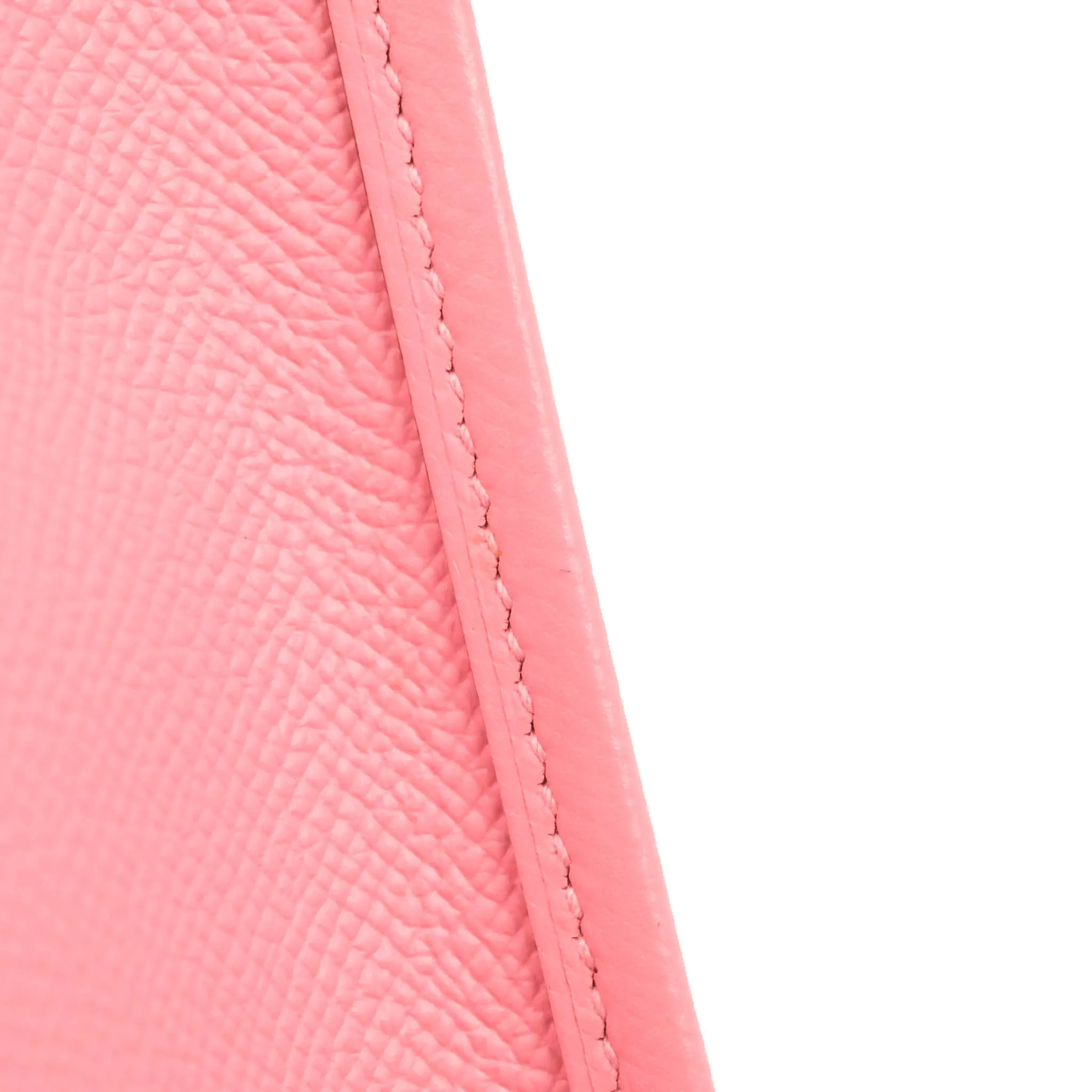 Hermes Evelyne Poche III 29 Veau Epsom 10 Rose Confetti Palladium Hardware