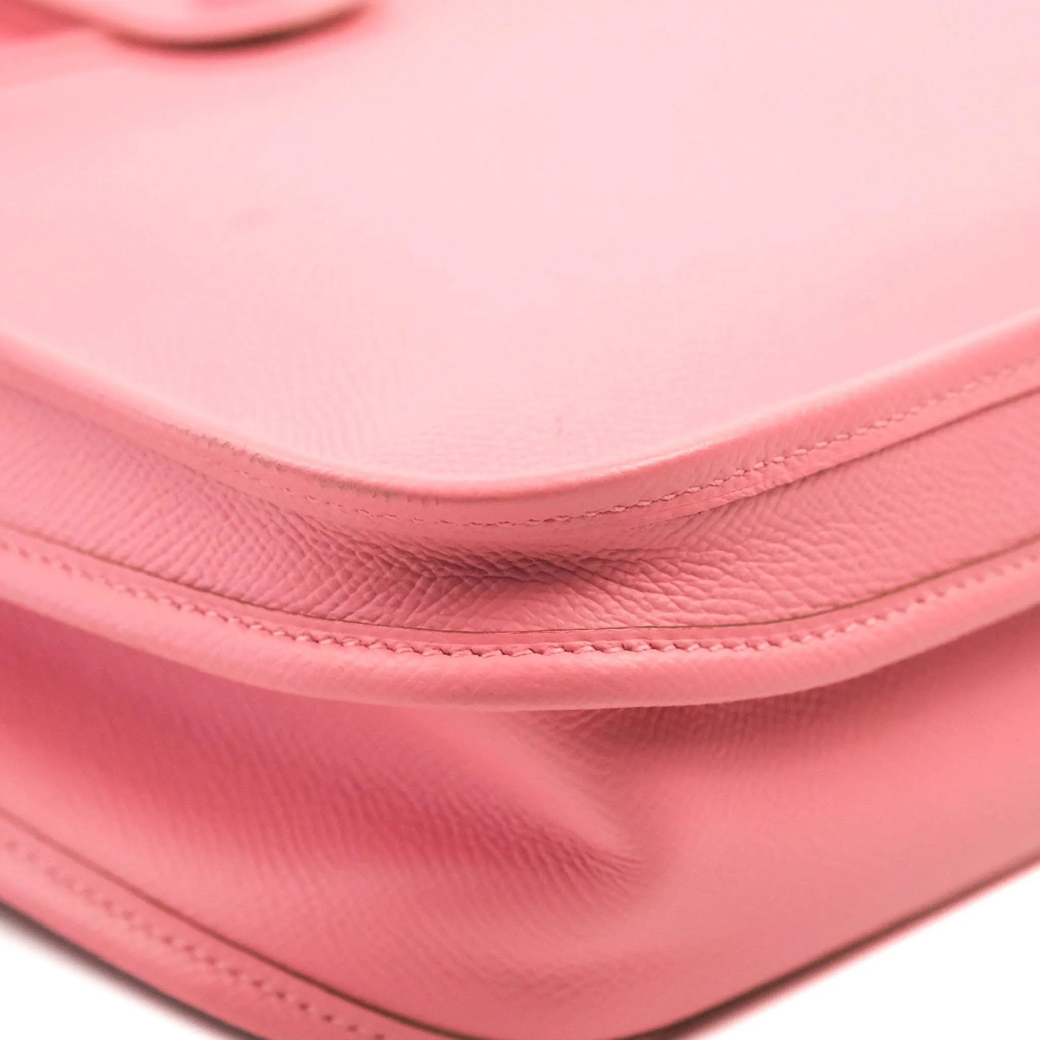 Hermes Evelyne Poche III 29 Veau Epsom 10 Rose Confetti Palladium Hardware