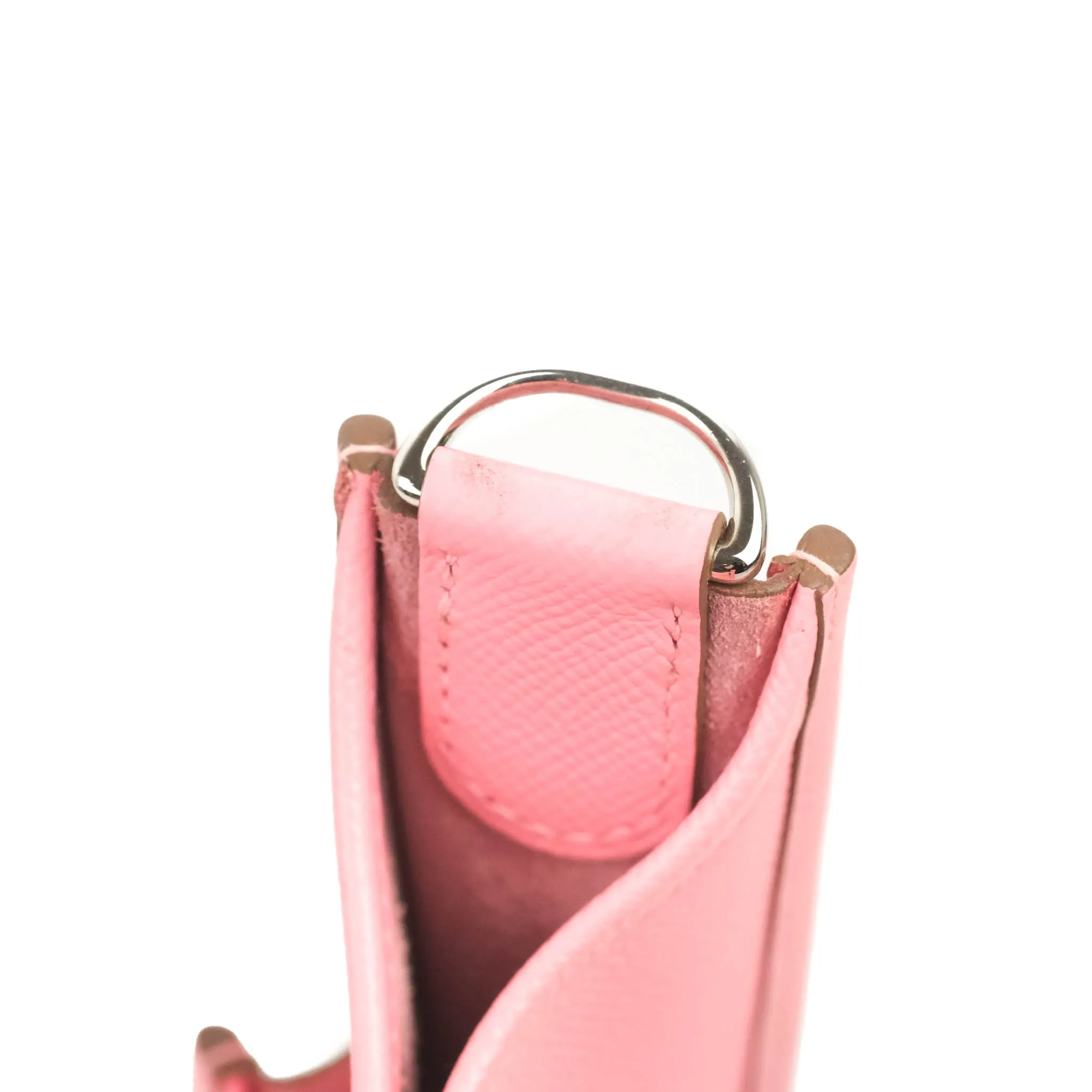 Hermes Evelyne Poche III 29 Veau Epsom 10 Rose Confetti Palladium Hardware