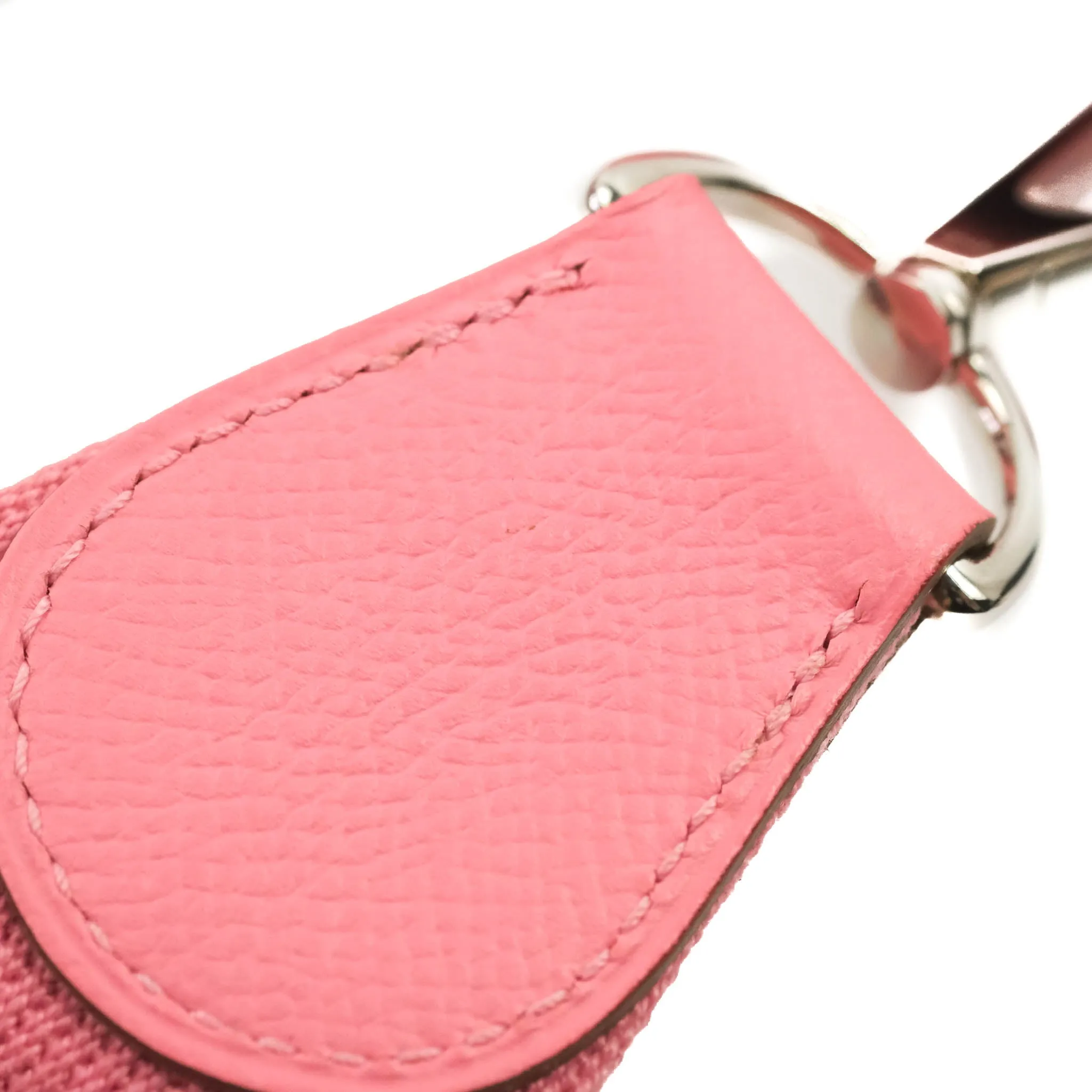 Hermes Evelyne Poche III 29 Veau Epsom 10 Rose Confetti Palladium Hardware