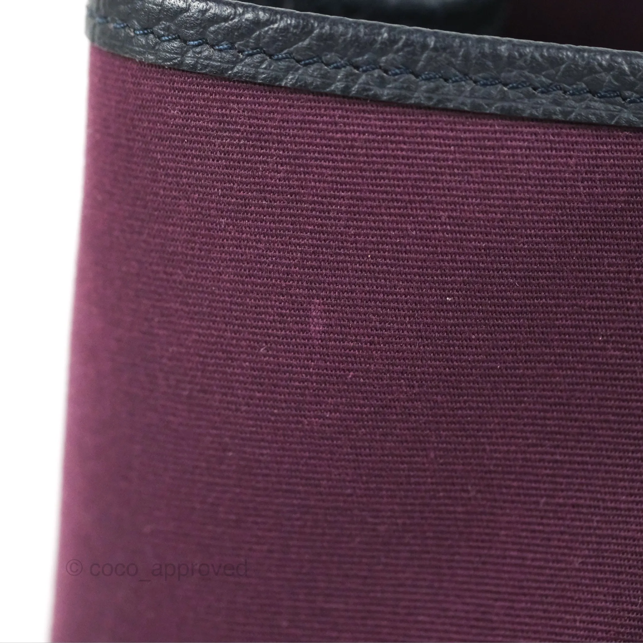 Hermes Garden Party 30 Cassis N5 / Bleu Nuit 2Z Country/Canvas