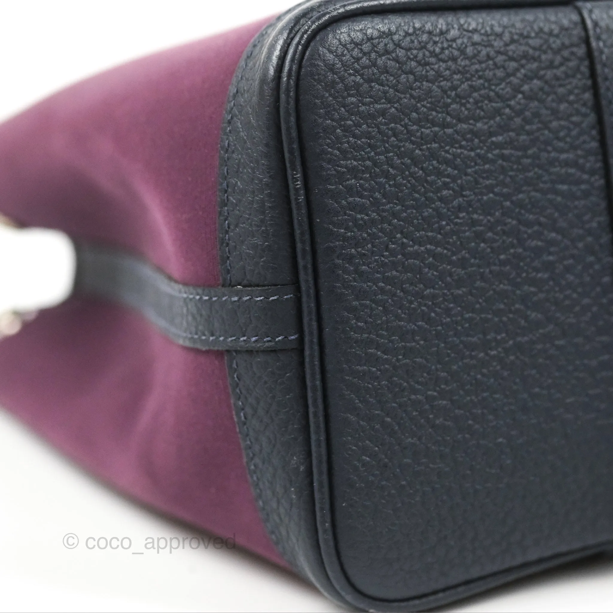 Hermes Garden Party 30 Cassis N5 / Bleu Nuit 2Z Country/Canvas