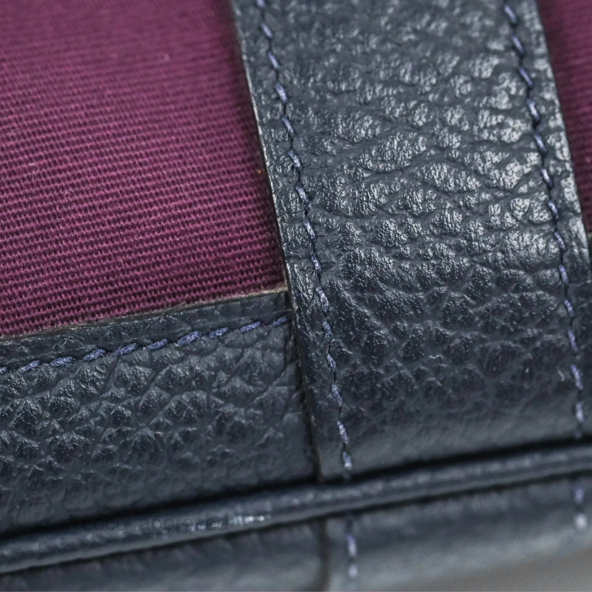 Hermes Garden Party 30 Cassis N5 / Bleu Nuit 2Z Country/Canvas