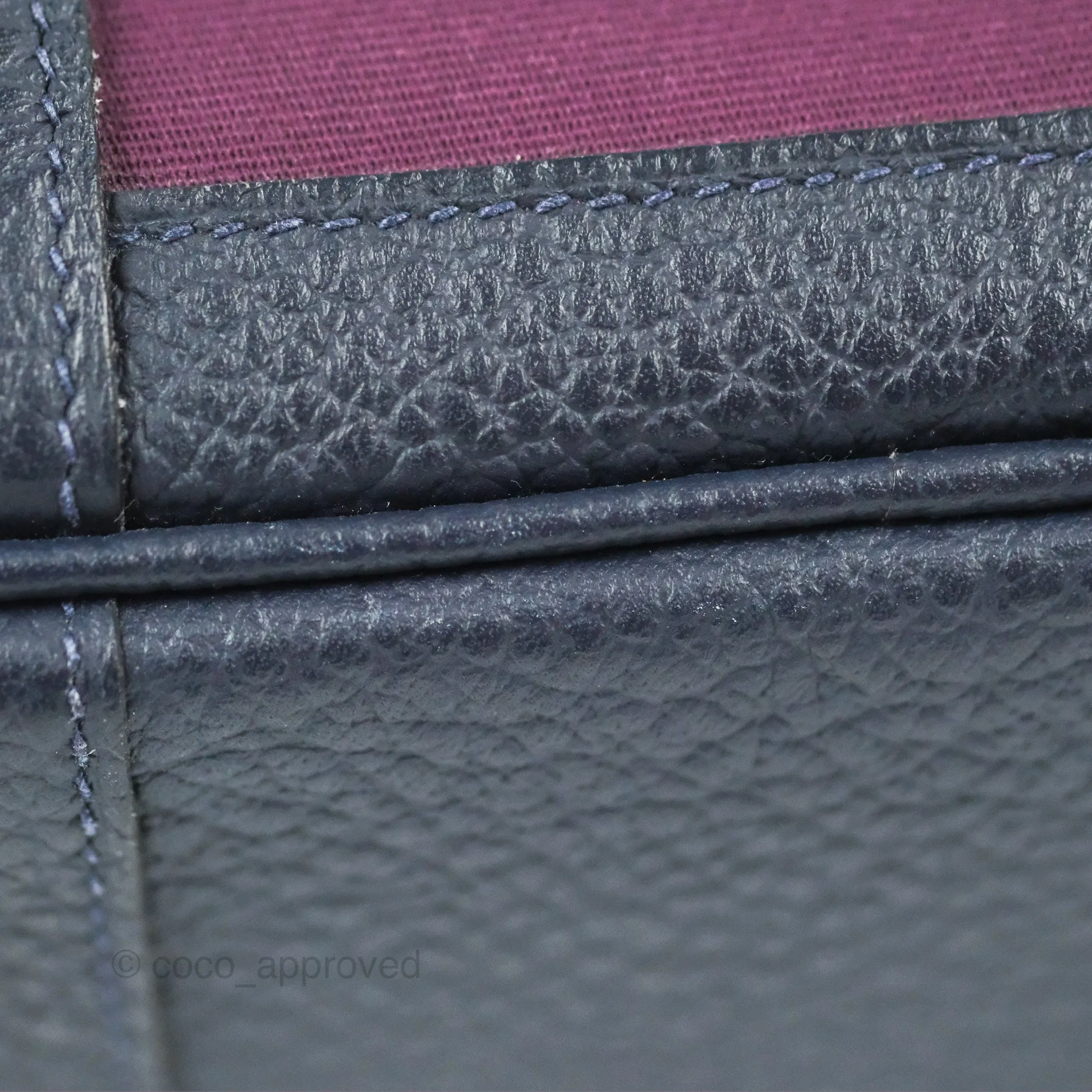 Hermes Garden Party 30 Cassis N5 / Bleu Nuit 2Z Country/Canvas