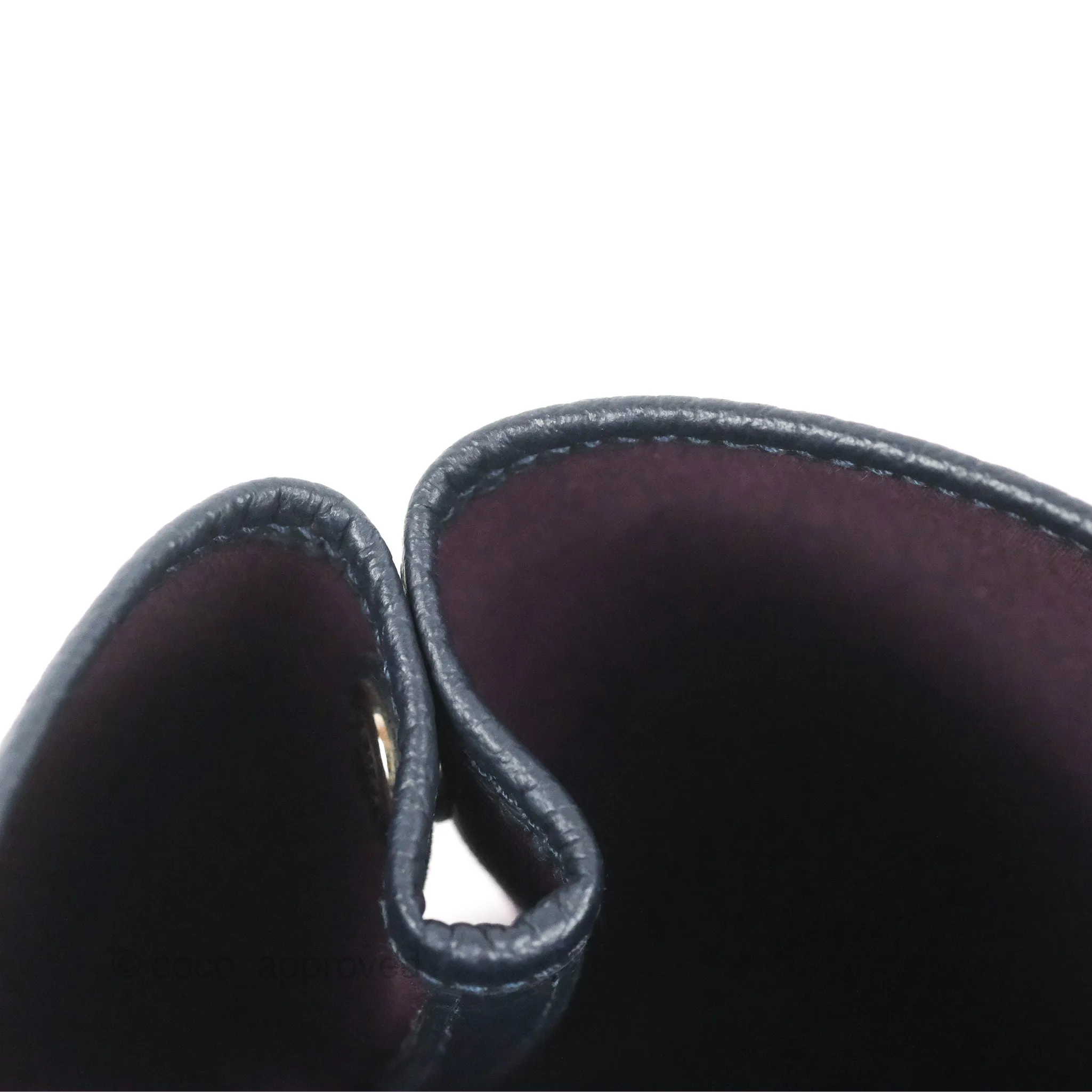 Hermes Garden Party 30 Cassis N5 / Bleu Nuit 2Z Country/Canvas