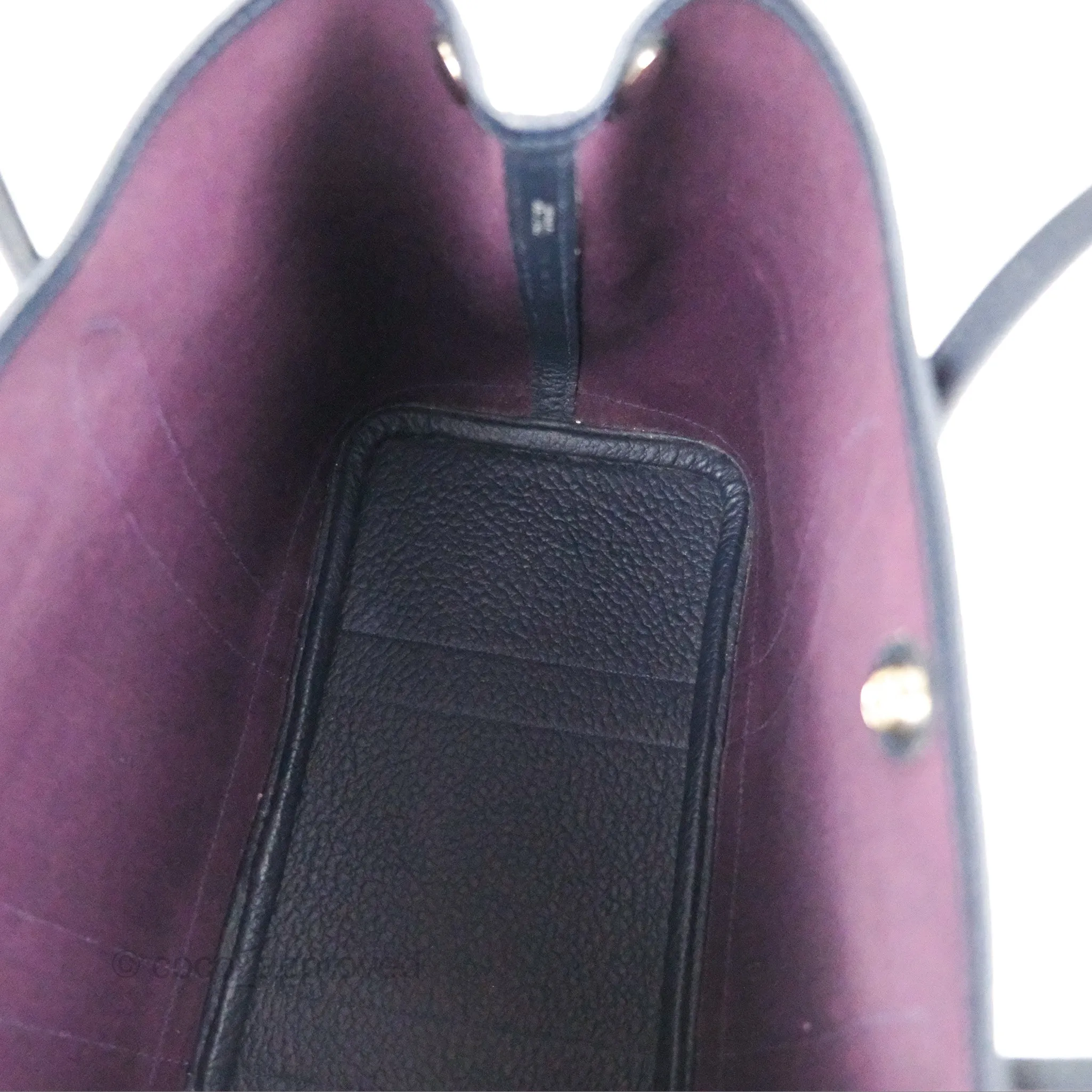 Hermes Garden Party 30 Cassis N5 / Bleu Nuit 2Z Country/Canvas