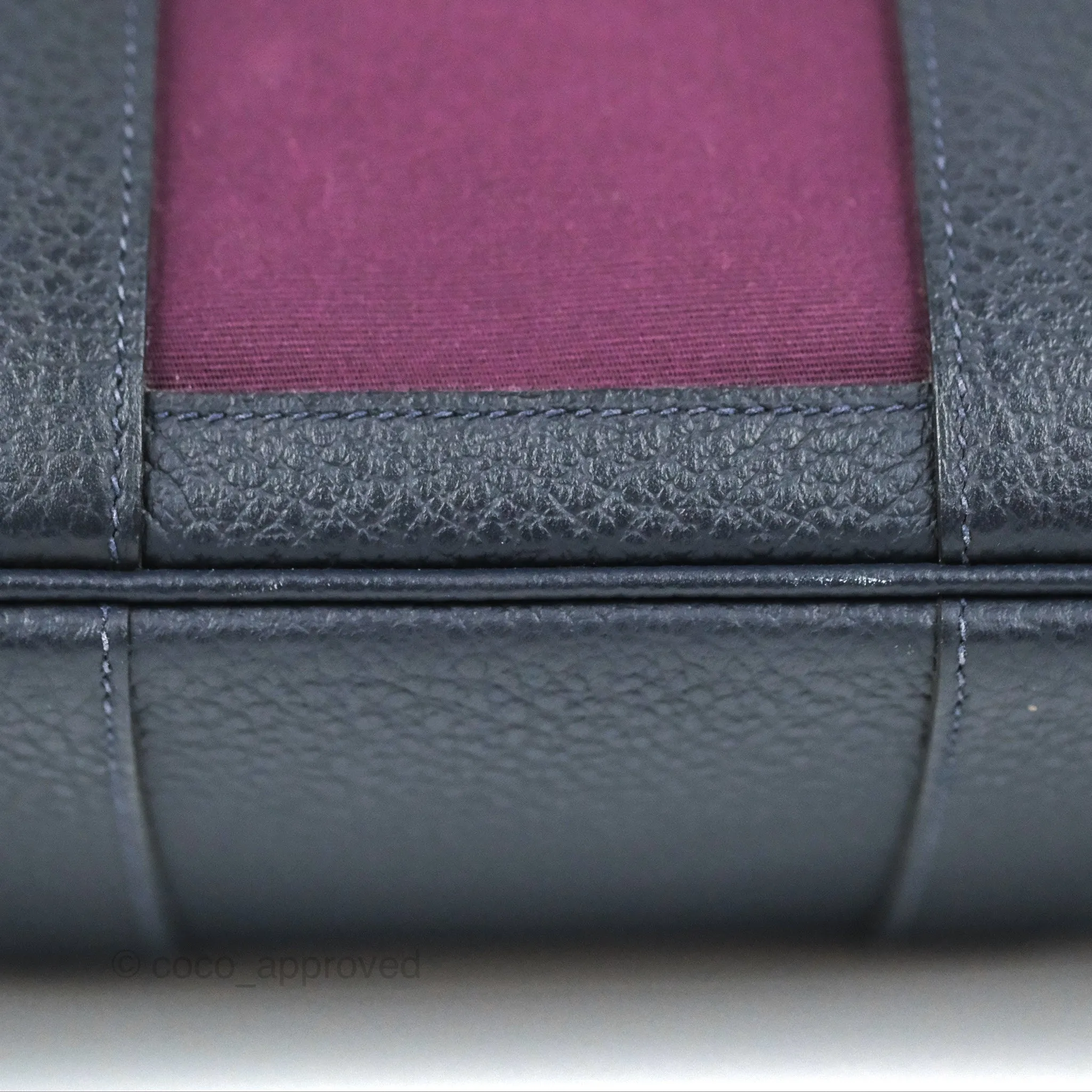 Hermes Garden Party 30 Cassis N5 / Bleu Nuit 2Z Country/Canvas