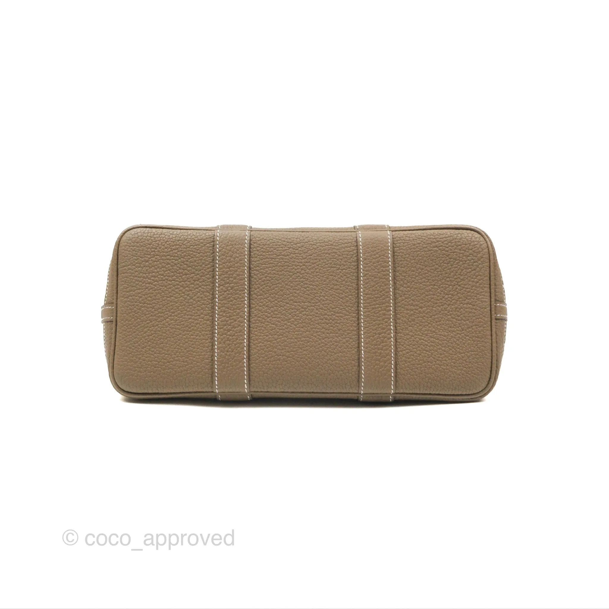 Hermes Garden Party 30 Nata I2 Etoupe 18 Canvas
