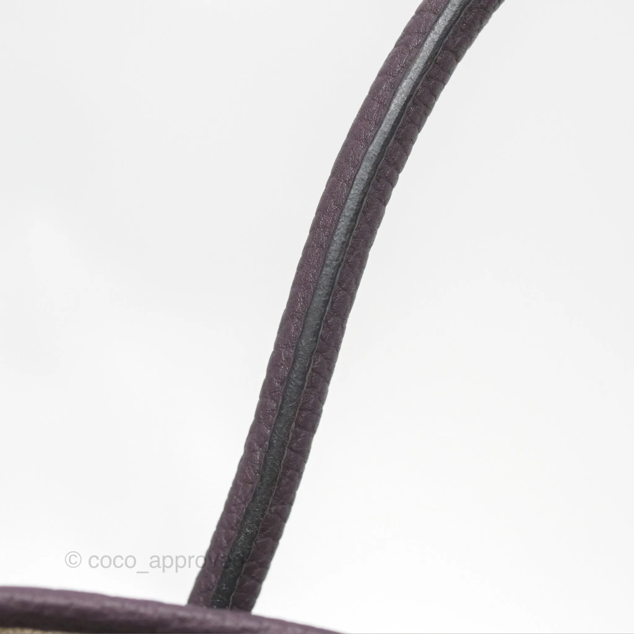 Hermes Garden Party 36 Veau Negonda 59 Raisin Palladium Hardware