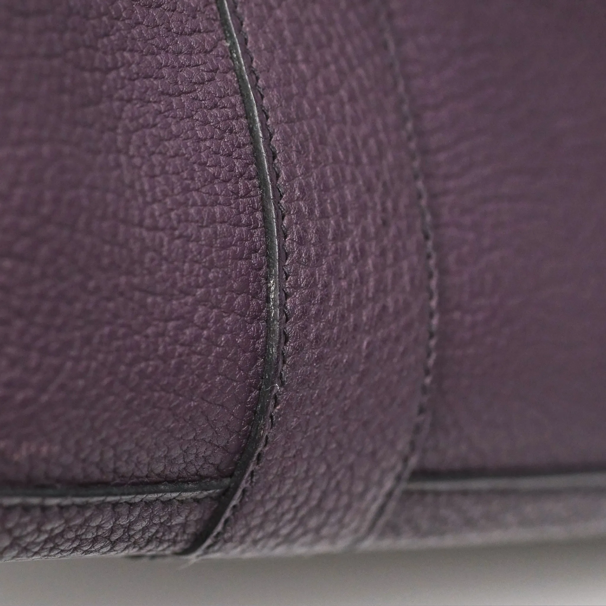 Hermes Garden Party 36 Veau Negonda 59 Raisin Palladium Hardware