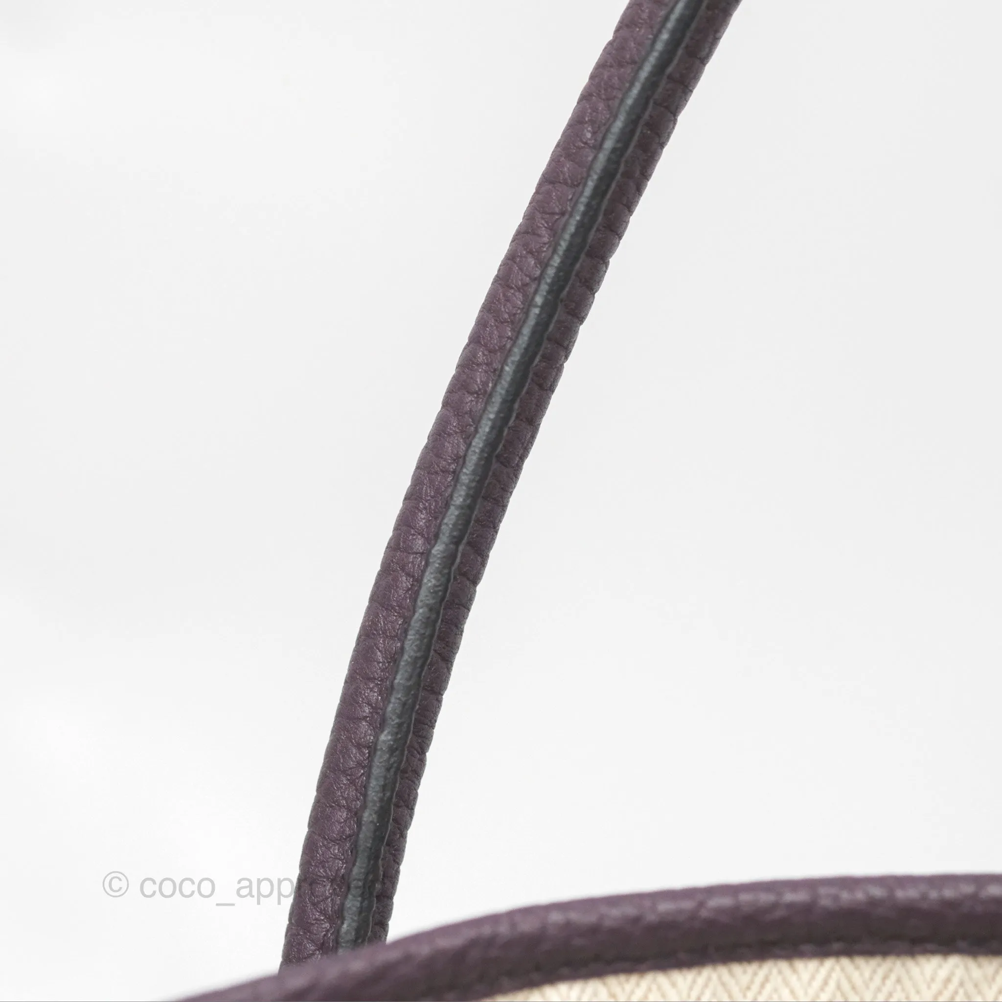 Hermes Garden Party 36 Veau Negonda 59 Raisin Palladium Hardware