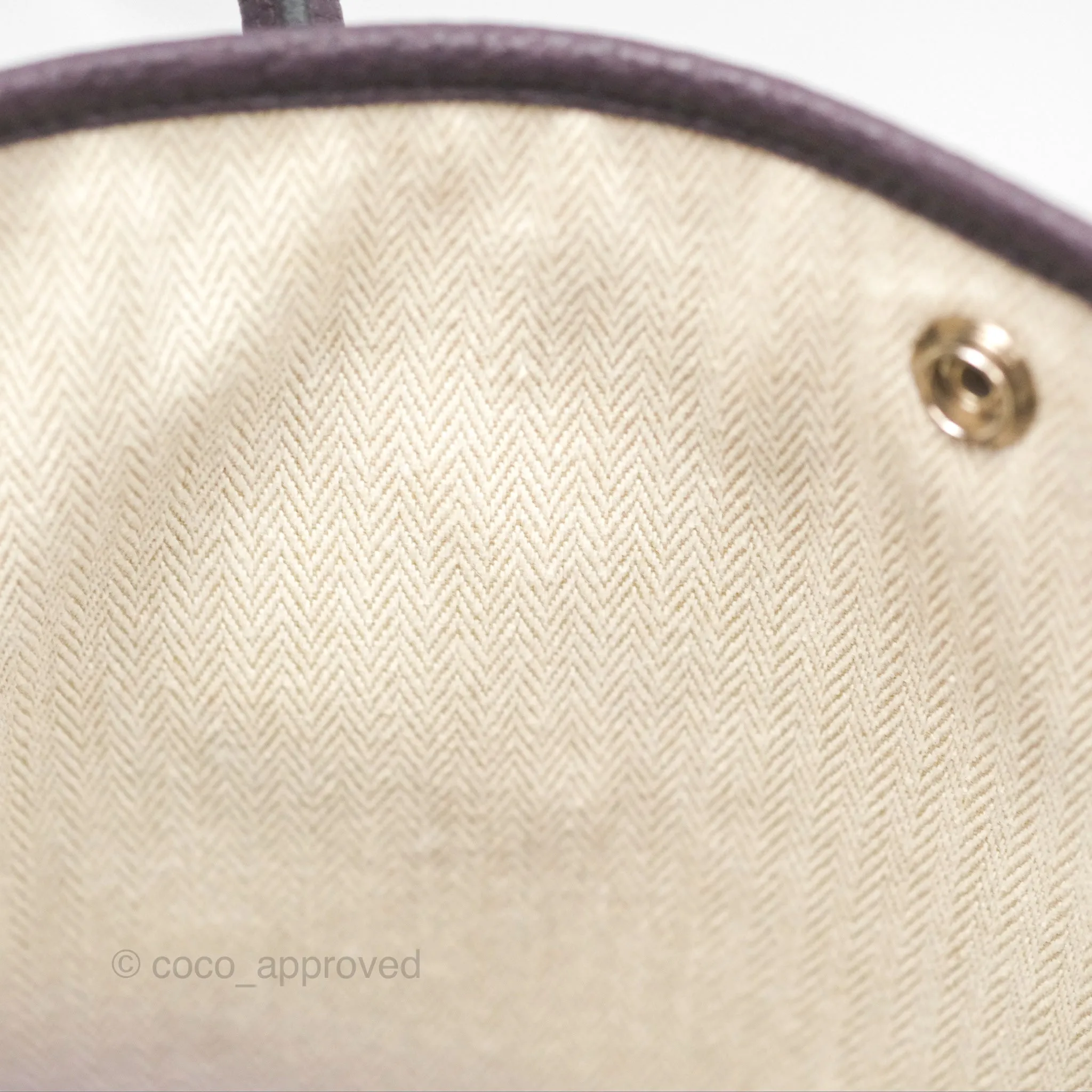 Hermes Garden Party 36 Veau Negonda 59 Raisin Palladium Hardware