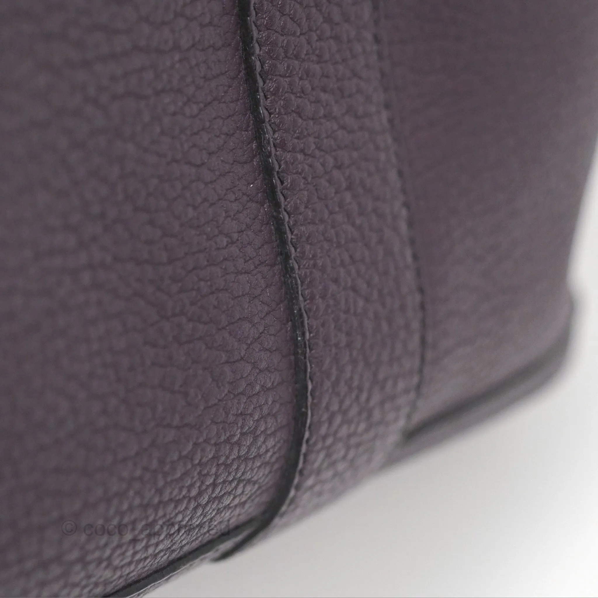 Hermes Garden Party 36 Veau Negonda 59 Raisin Palladium Hardware