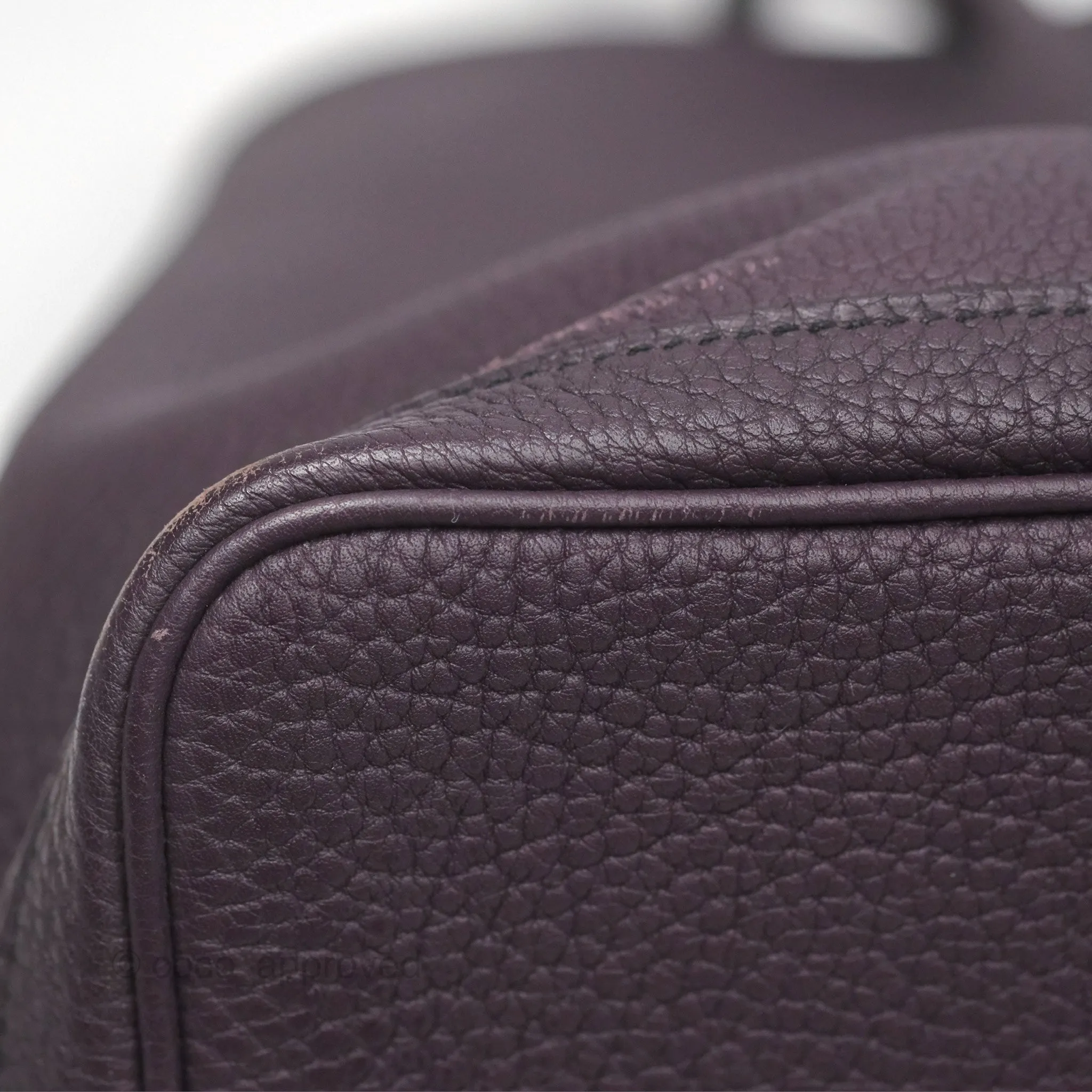 Hermes Garden Party 36 Veau Negonda 59 Raisin Palladium Hardware
