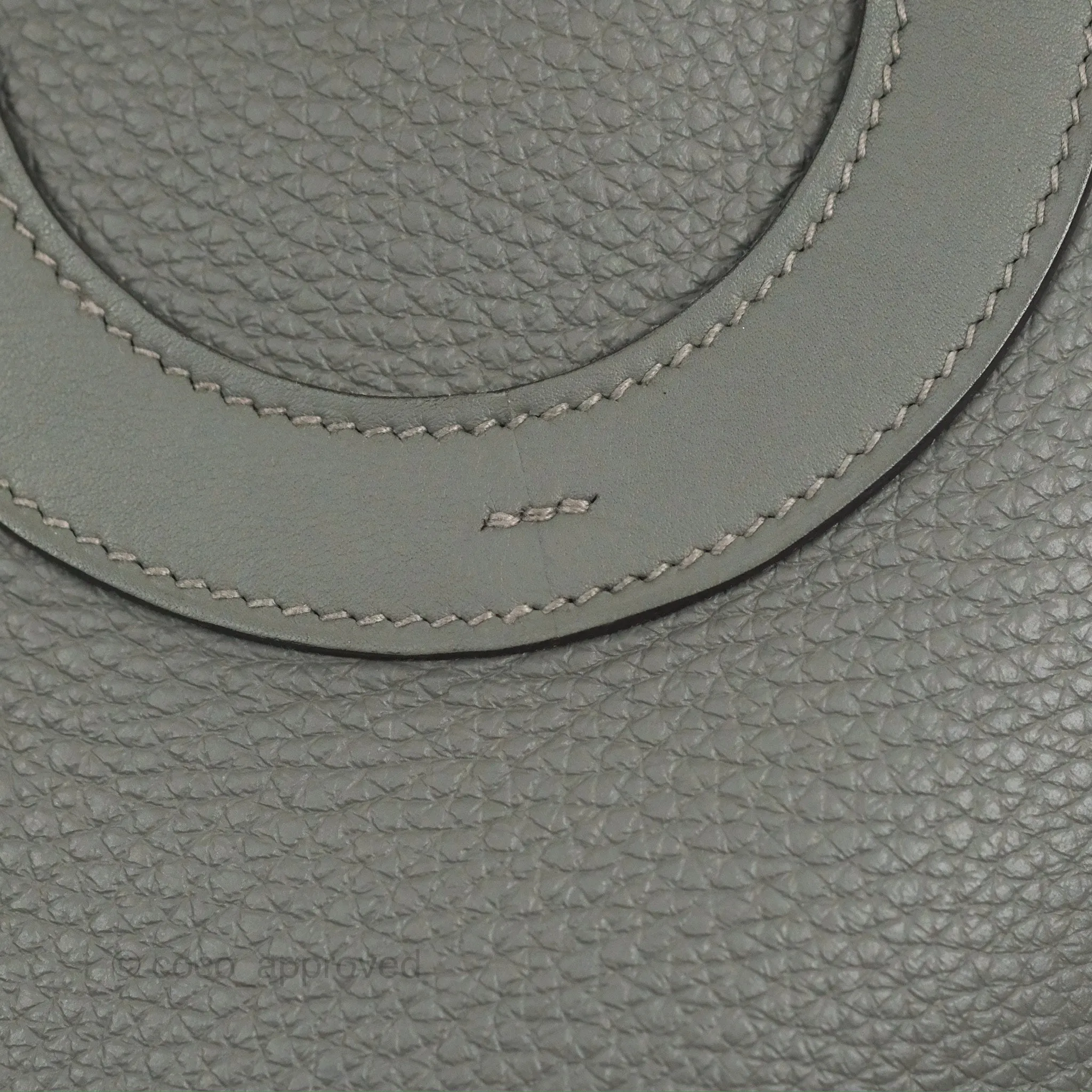 Hermes In-The-Loop 18 Gris Meyer 0L Clemence Gold Hardware