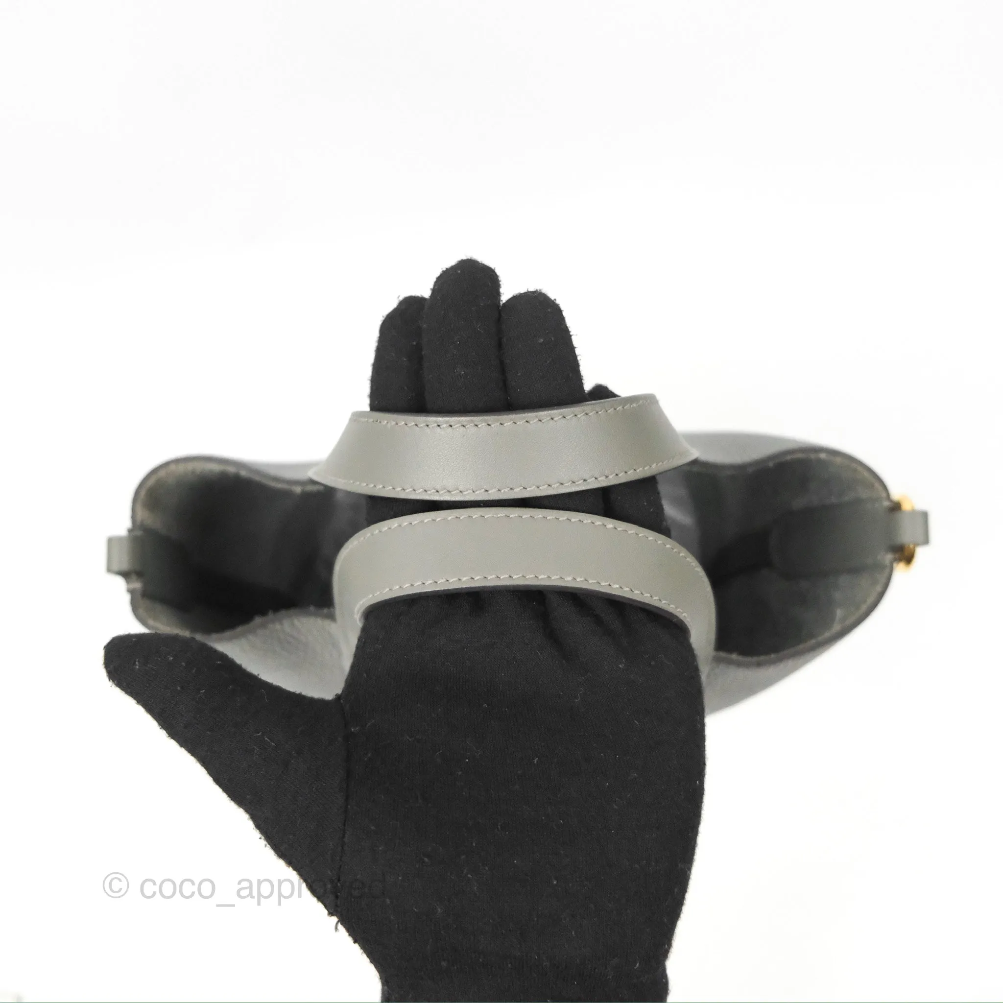 Hermes In-The-Loop 18 Gris Meyer 0L Clemence Gold Hardware