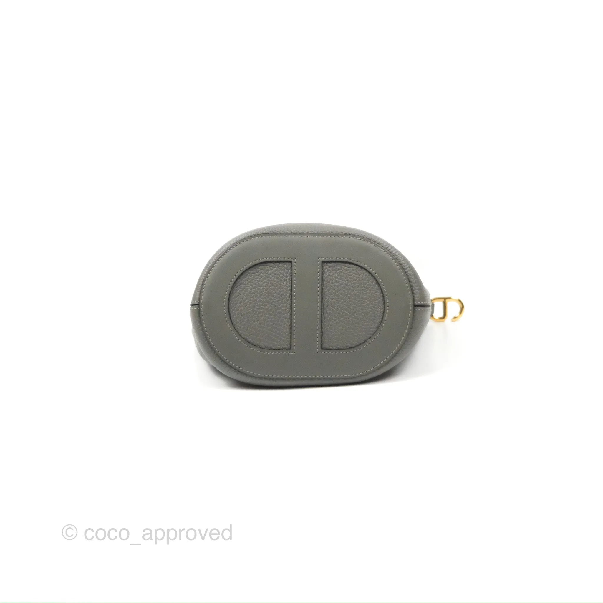 Hermes In-The-Loop 18 Gris Meyer 0L Clemence Gold Hardware