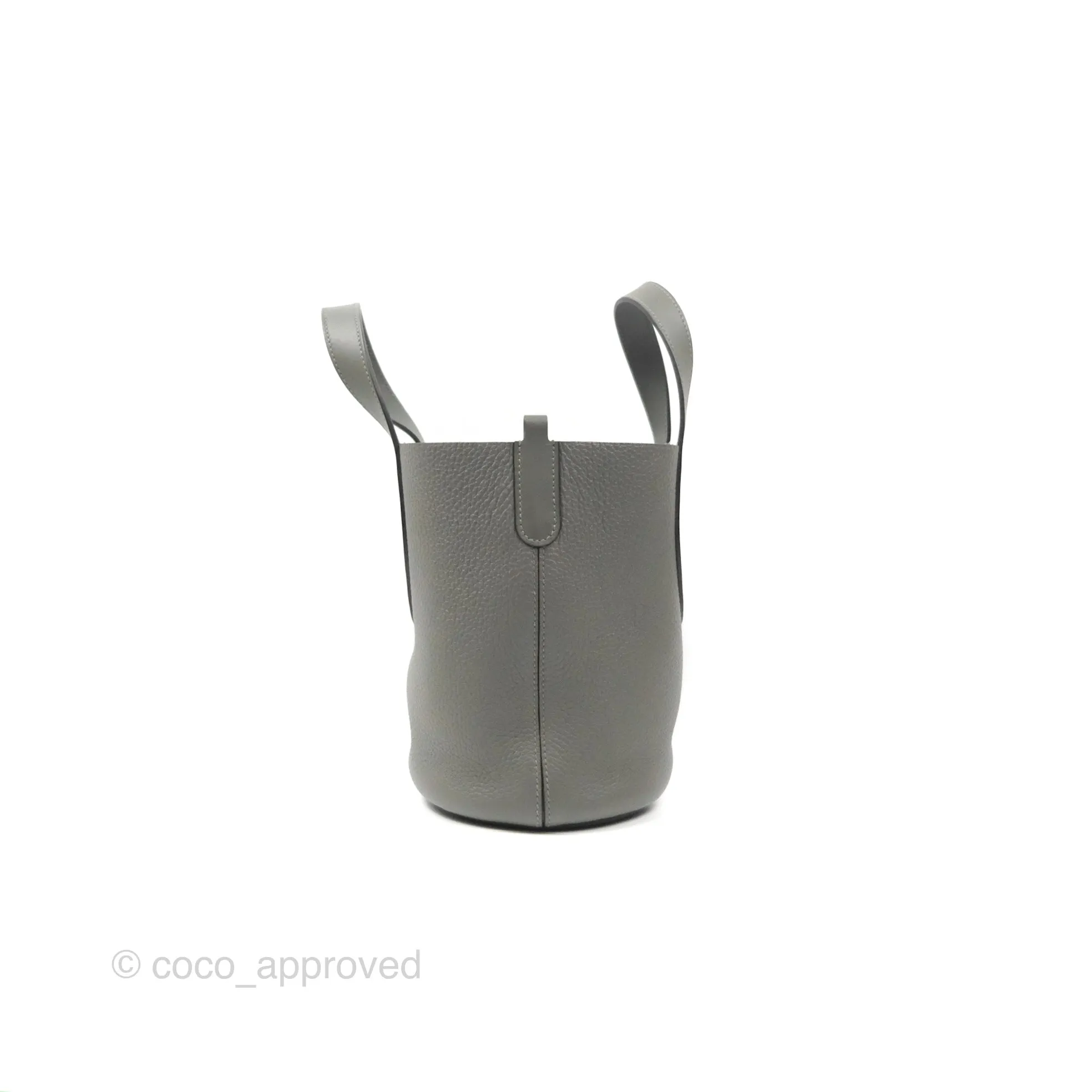 Hermes In-The-Loop 18 Gris Meyer 0L Clemence Gold Hardware