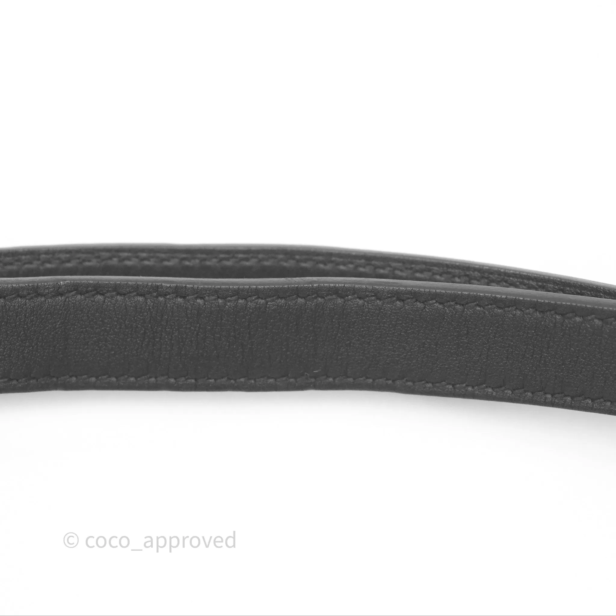 Hermes In-The-Loop Belt Bag Noir 89 Swift Palladium Hardware