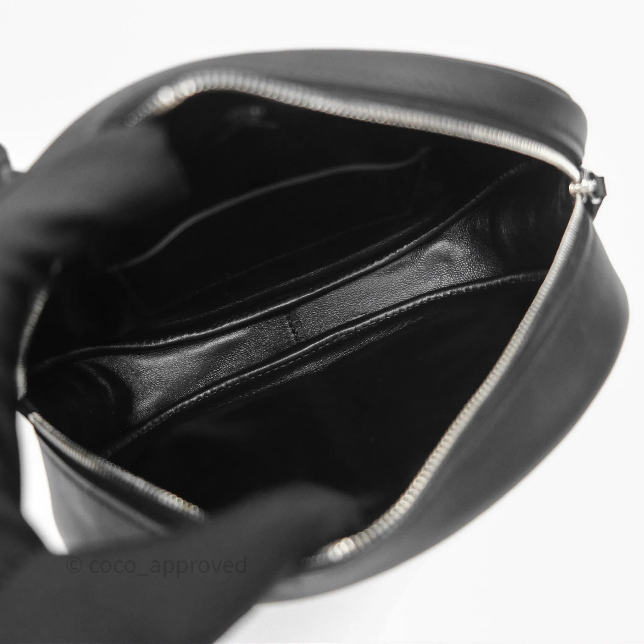Hermes In-The-Loop Belt Bag Noir 89 Swift Palladium Hardware