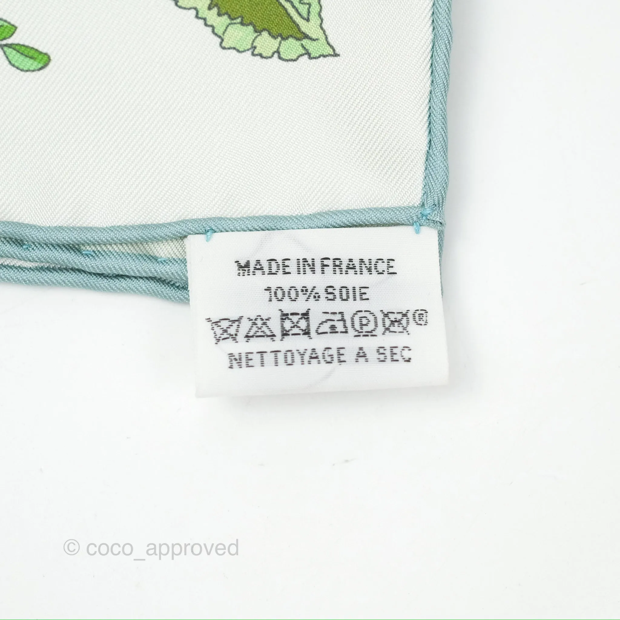 Hermes Le Jardin des Peintres Double Face Scarf 90