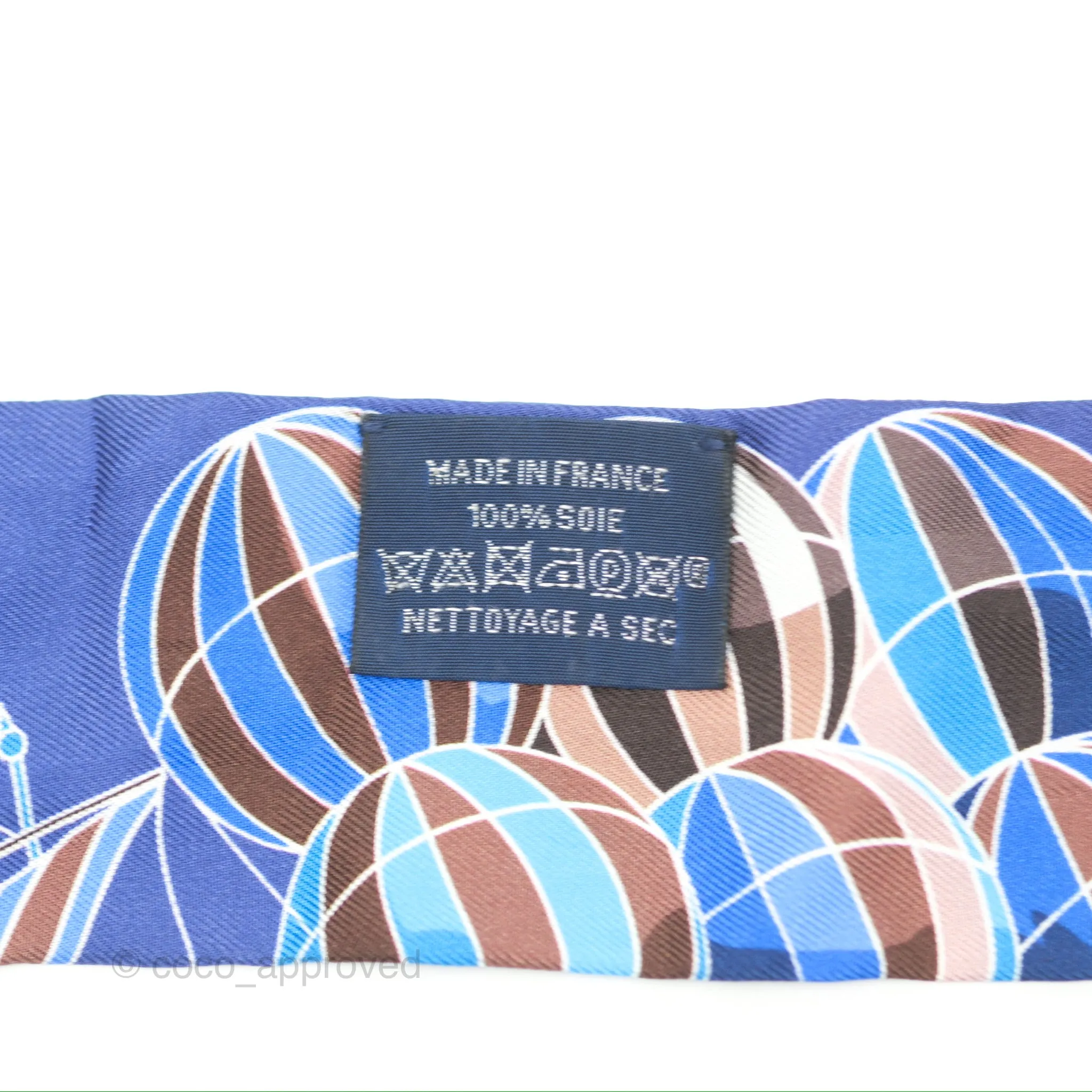 Hermes 'Les Folies du Ciel' Silk Twilly