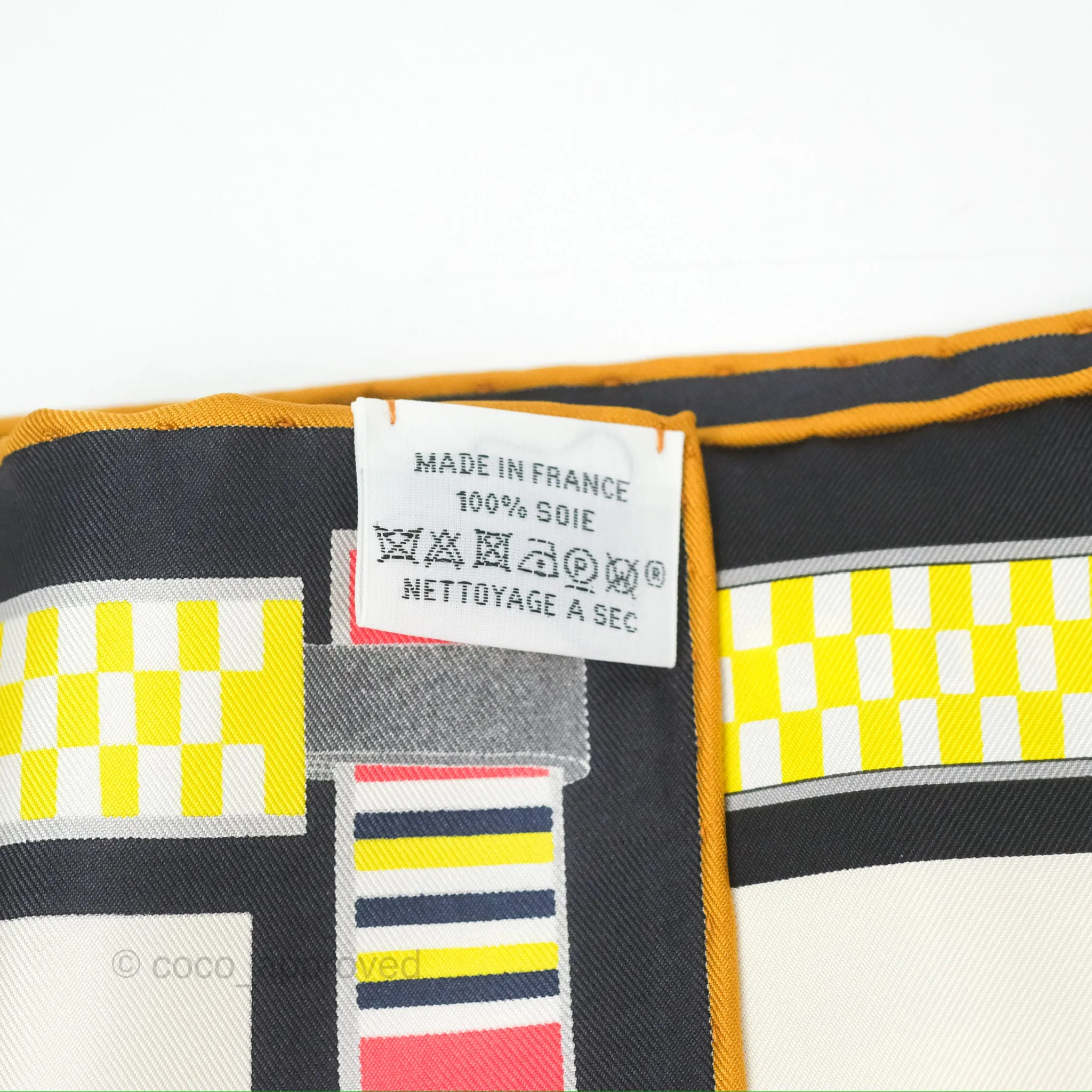 Hermes Lettres Equestre Scarf 90