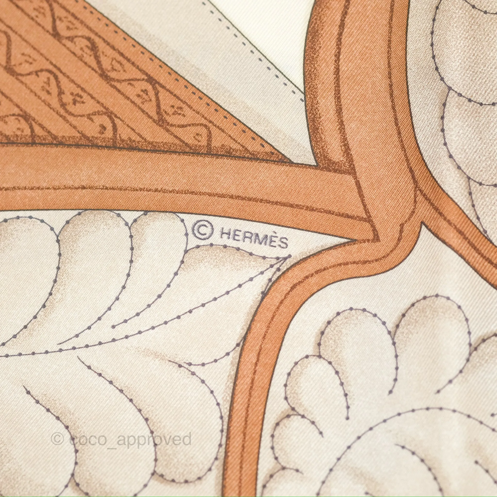 Hermes Lettres Equestre Scarf 90