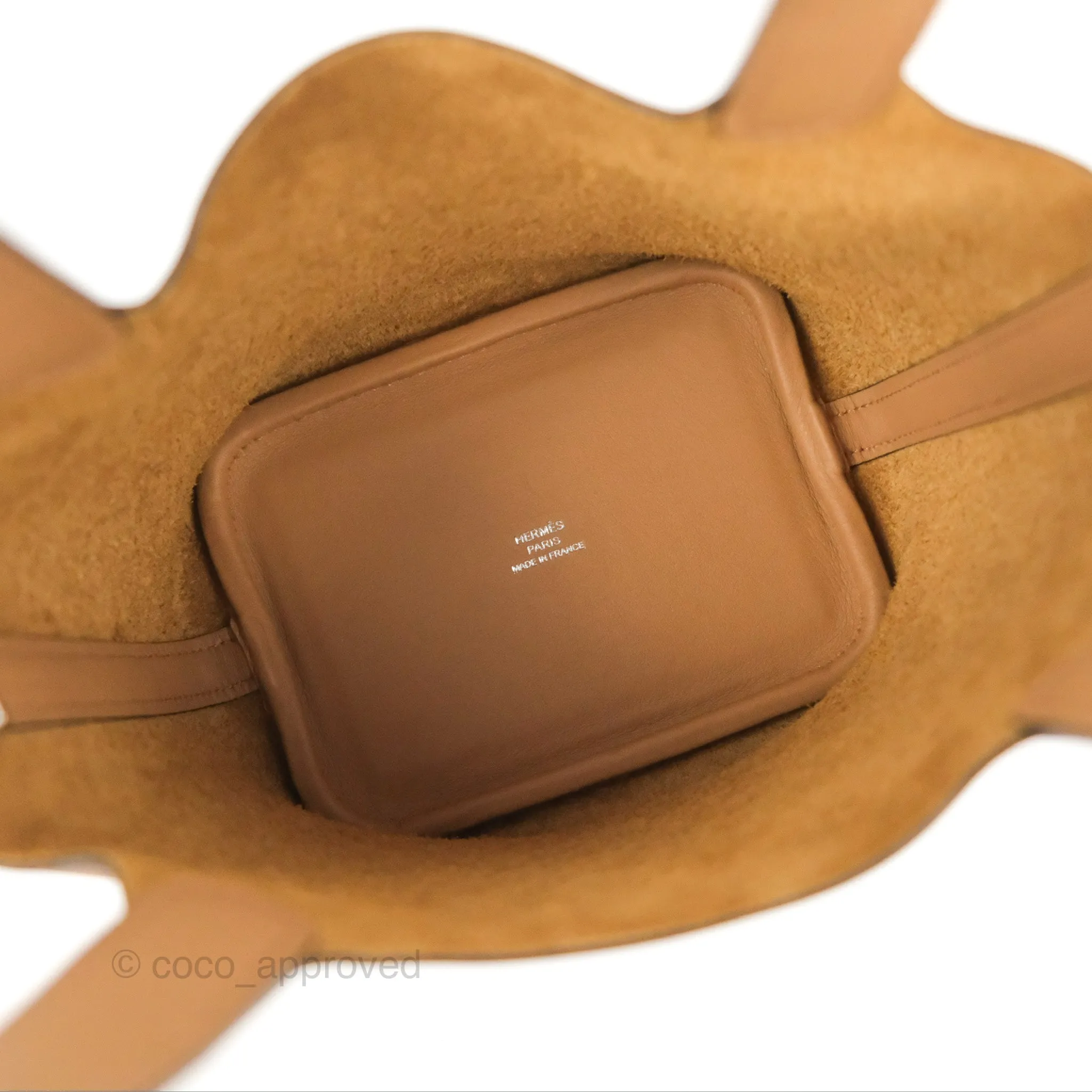 Hermes Micro Picotin 14 Lucky Daisy Chai 0M/Rose 5T Swift Palladium Hardware