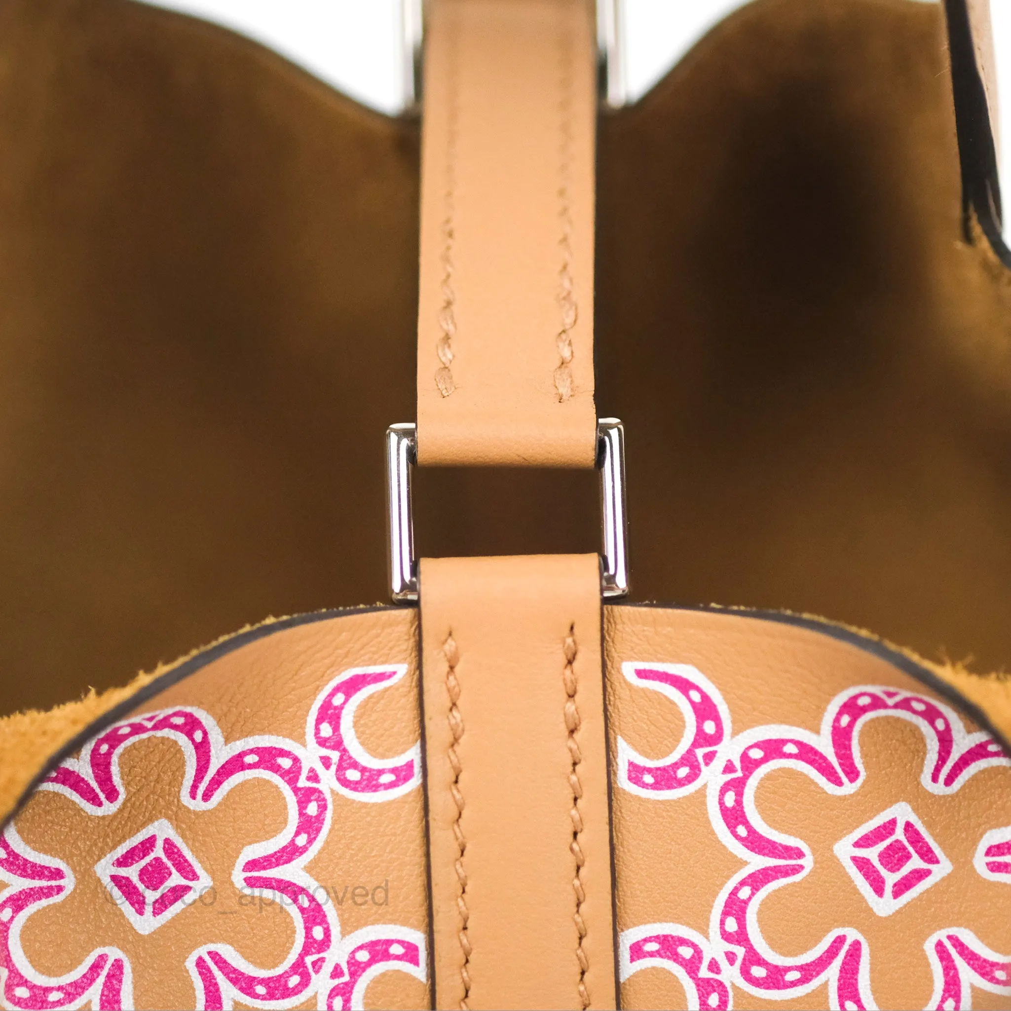 Hermes Micro Picotin 14 Lucky Daisy Chai 0M/Rose 5T Swift Palladium Hardware