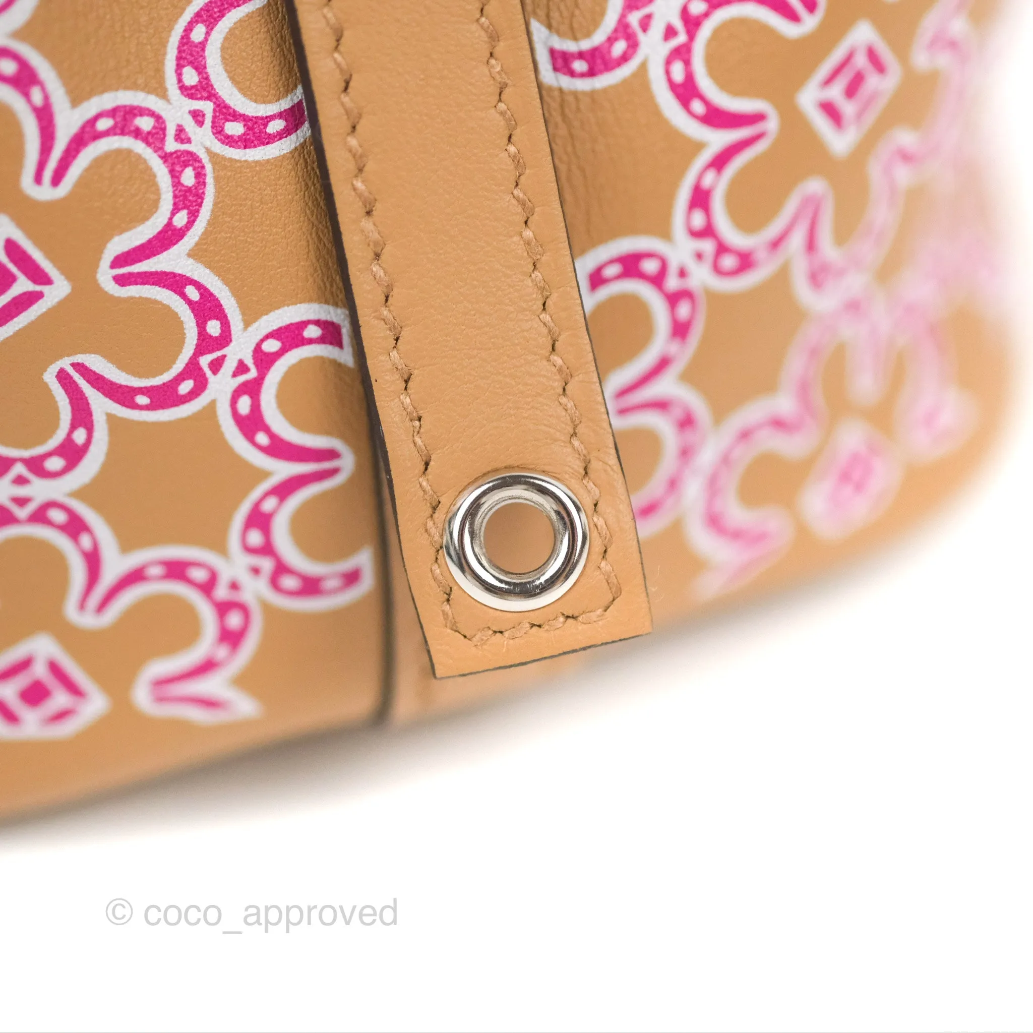 Hermes Micro Picotin 14 Lucky Daisy Chai 0M/Rose 5T Swift Palladium Hardware