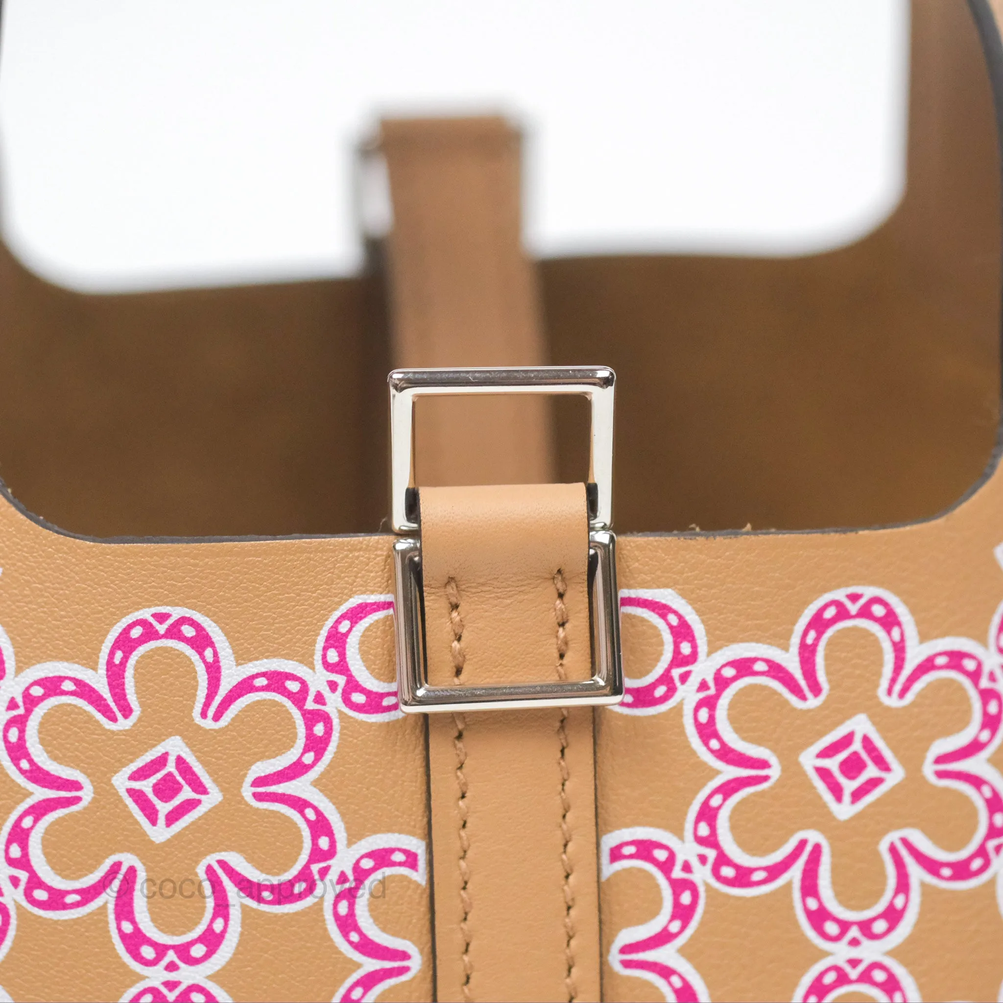 Hermes Micro Picotin 14 Lucky Daisy Chai 0M/Rose 5T Swift Palladium Hardware