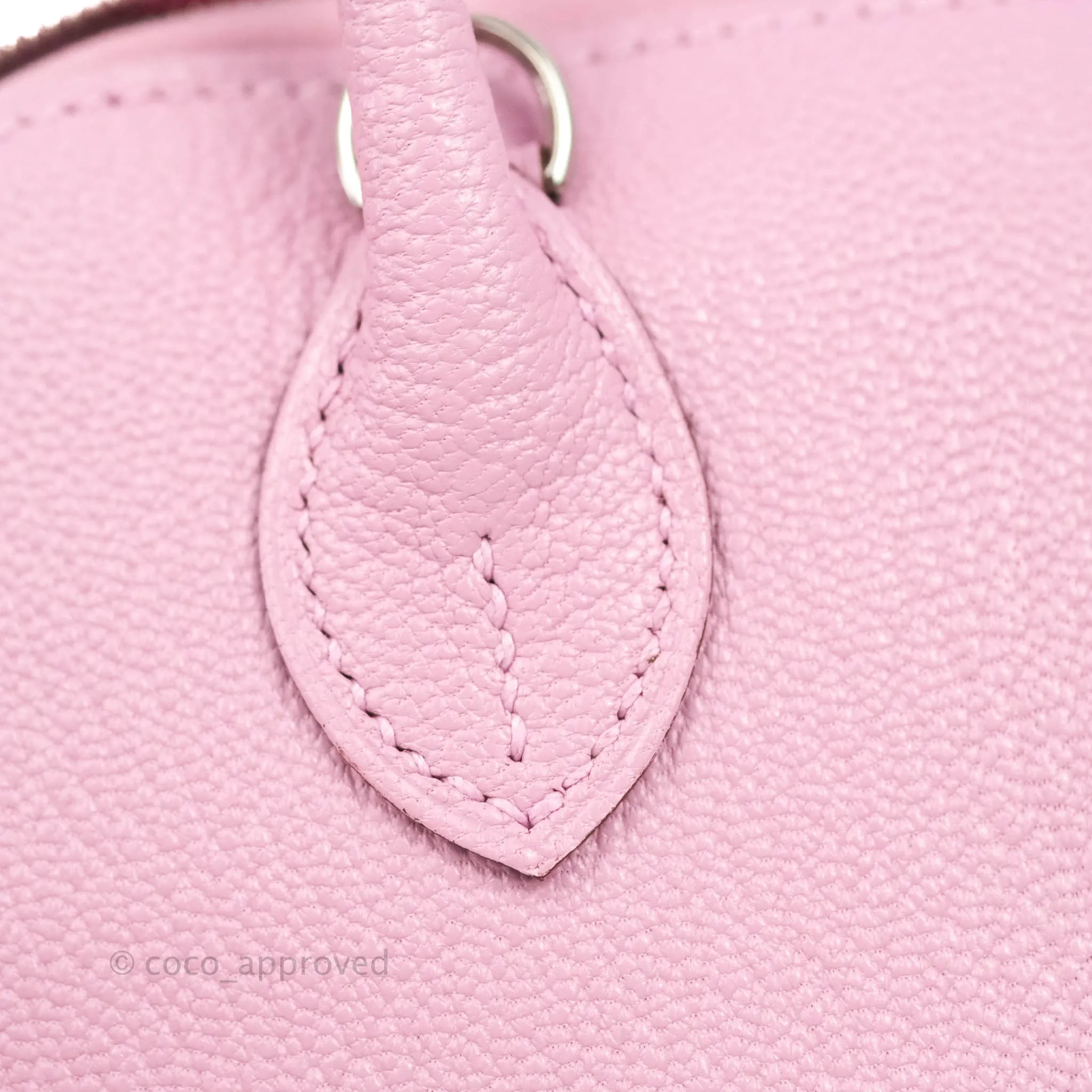 Hermes Mini Bolide 1923 Bag Mauve Sylvestre Chevre Mysore Palladium Hardware