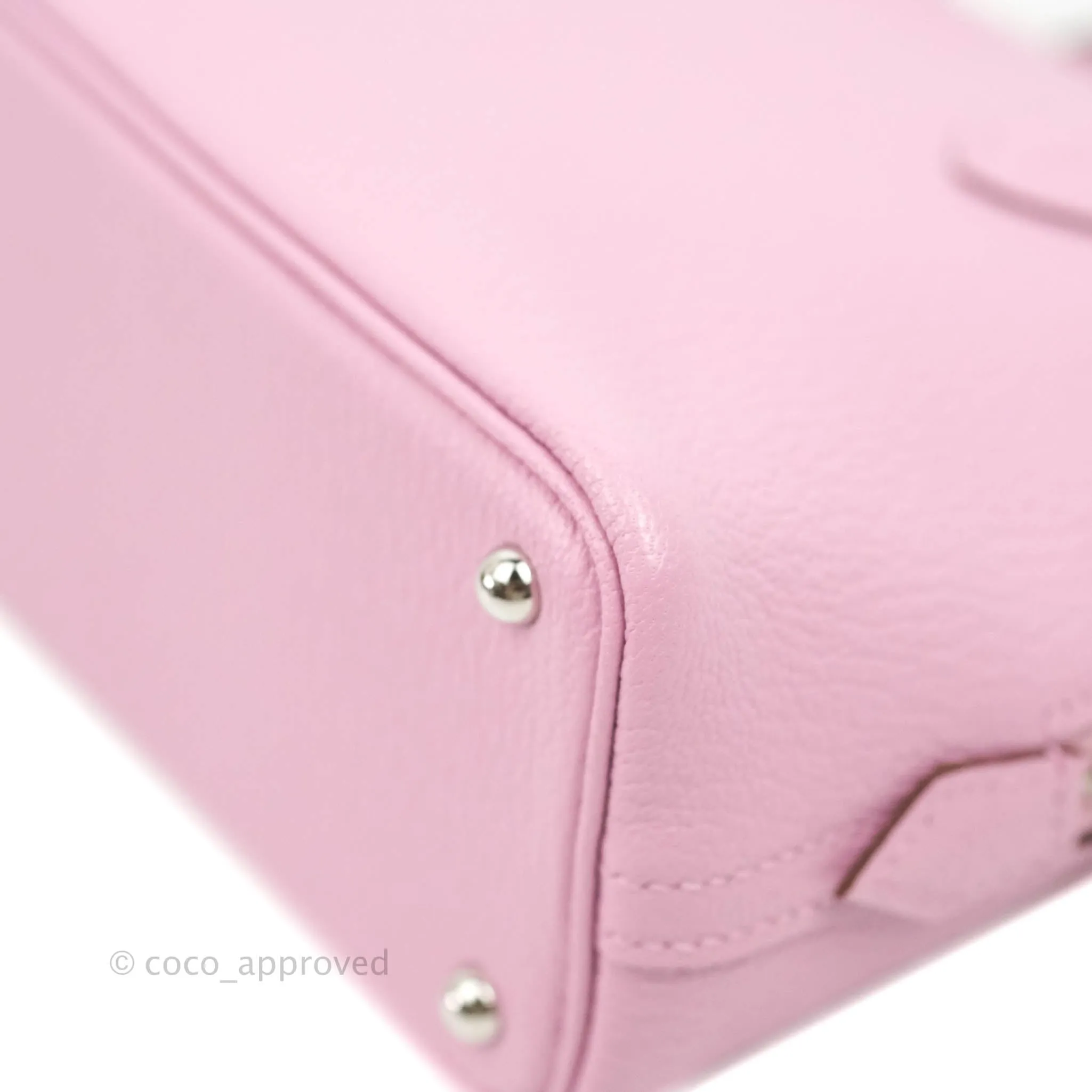 Hermes Mini Bolide 1923 Bag Mauve Sylvestre Chevre Mysore Palladium Hardware