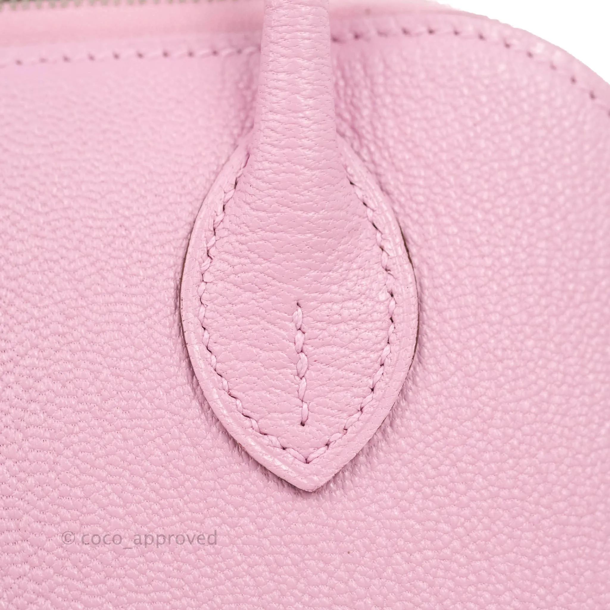 Hermes Mini Bolide 1923 Bag Mauve Sylvestre Chevre Mysore Palladium Hardware